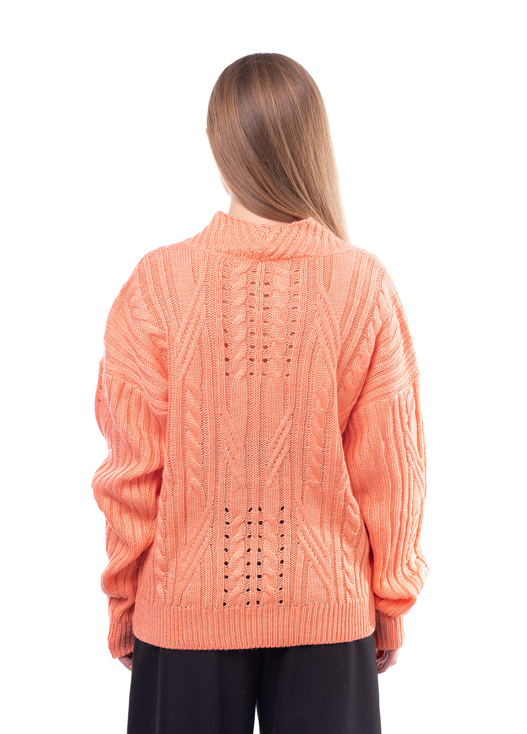 Персиковый демисезонный пуловер пуловер Bakhur