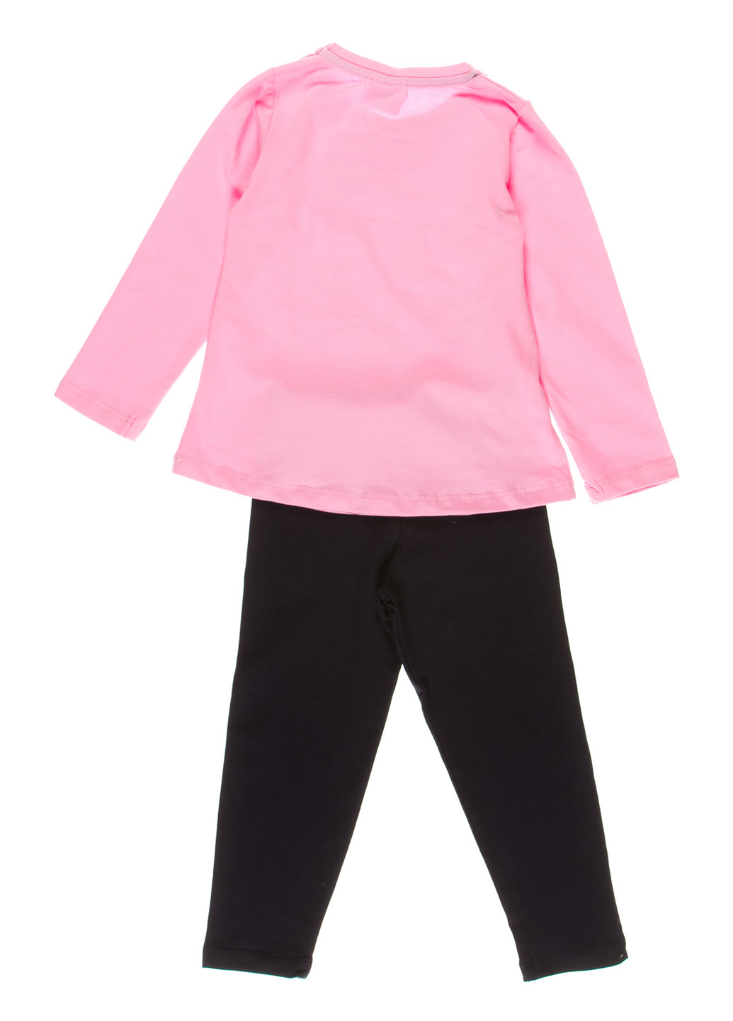 Розовый демисезонный комплект (лонгслив, брюки) Breeze