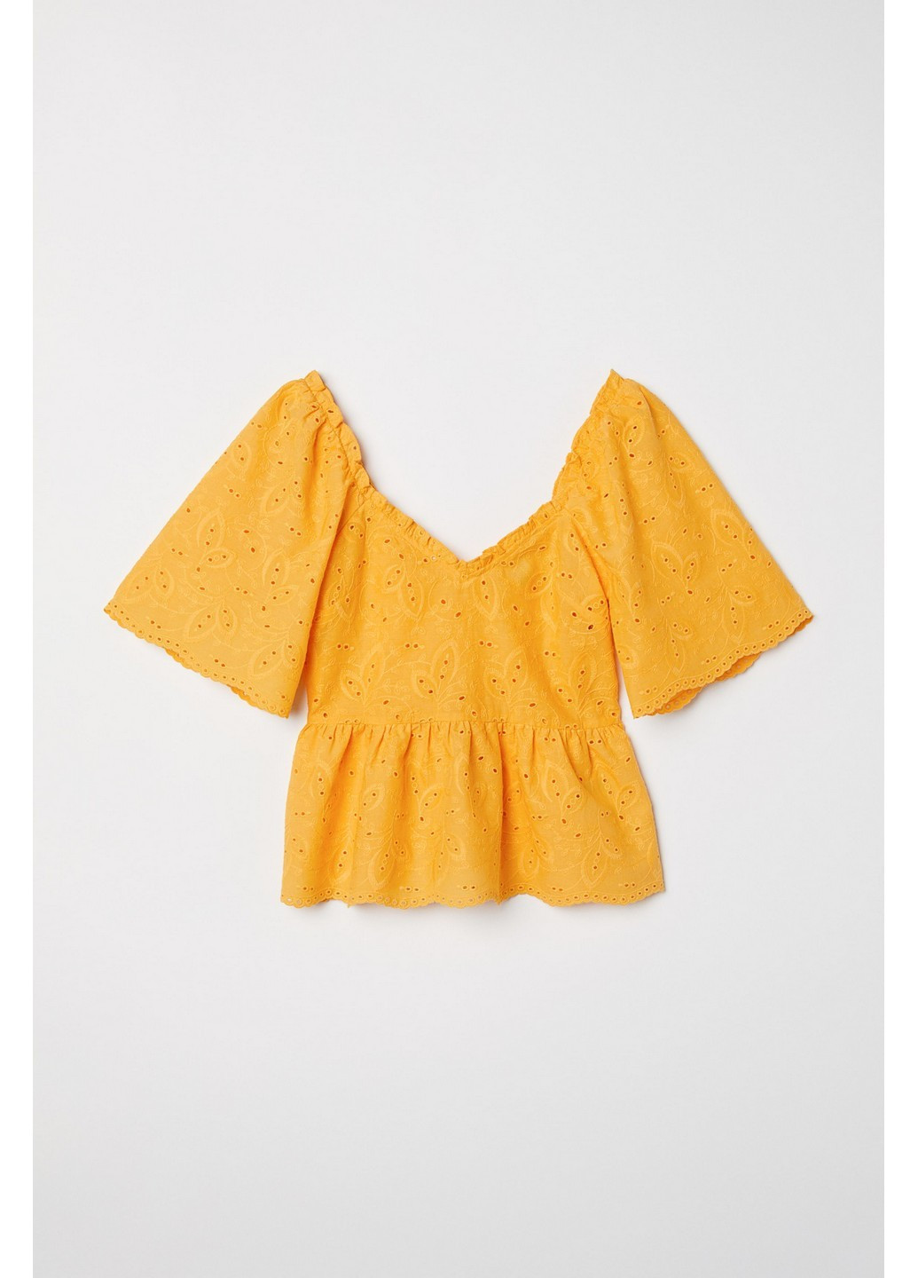 Желтая демисезонная блуза H&M