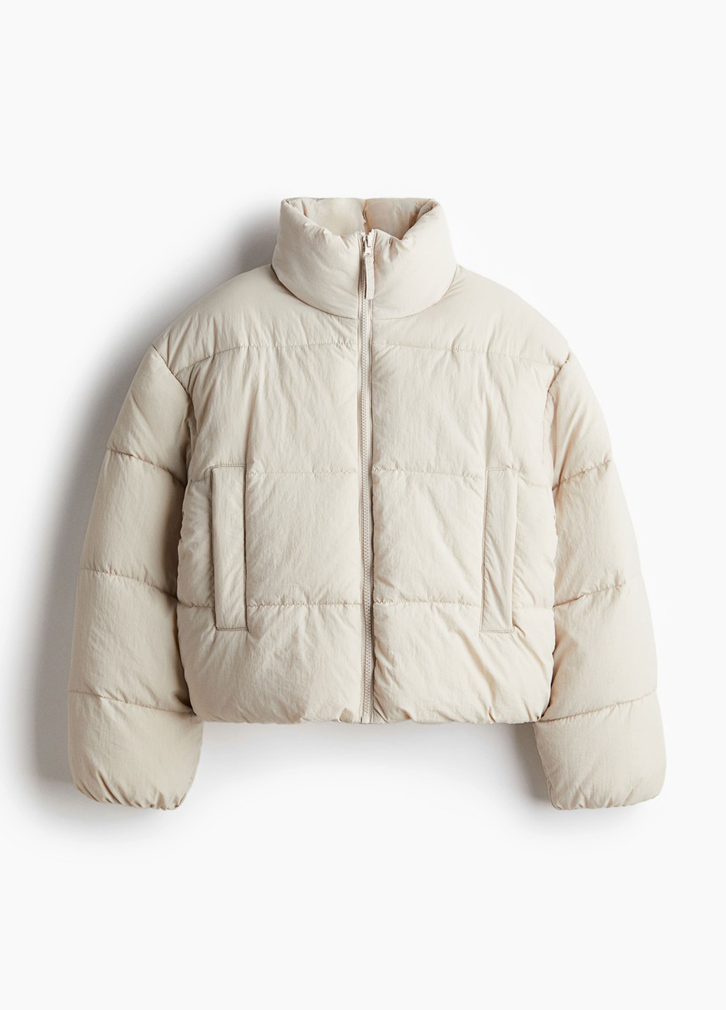 Світло-бежева демісезонна куртка H&M
