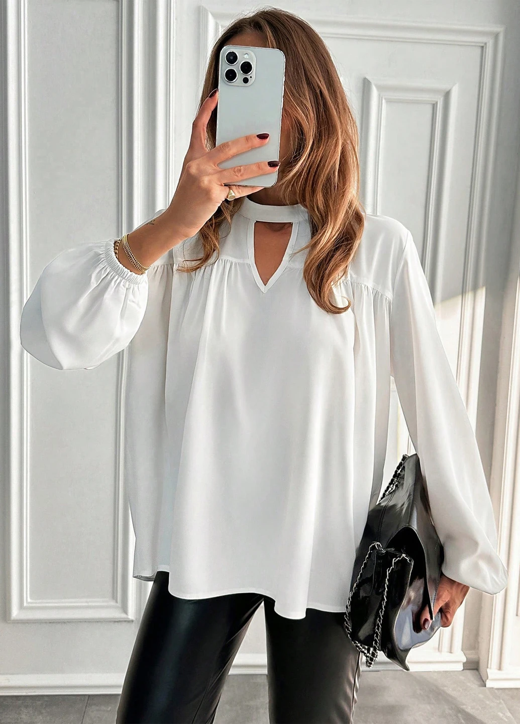 Біла блуза SHEIN