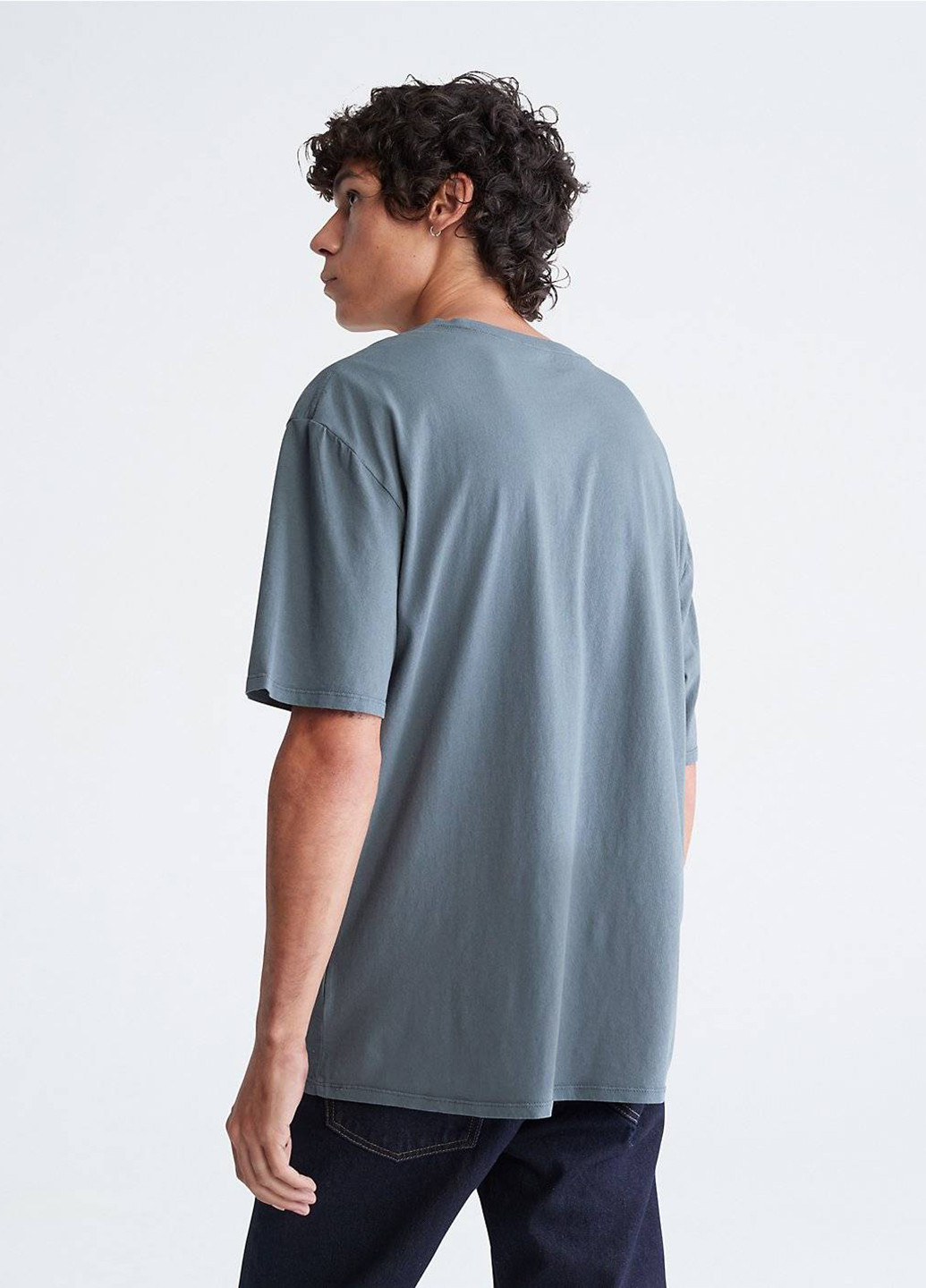 Голубая футболка Calvin Klein