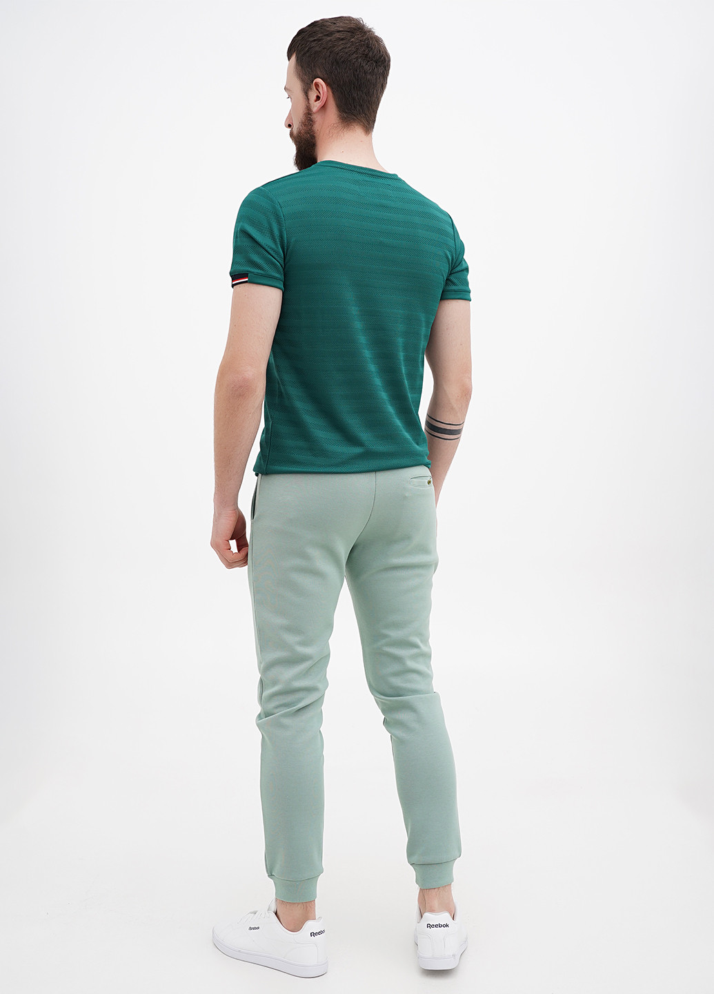 Светло-зеленые кэжуал, спортивные демисезонные джоггеры брюки Benson & Cherry