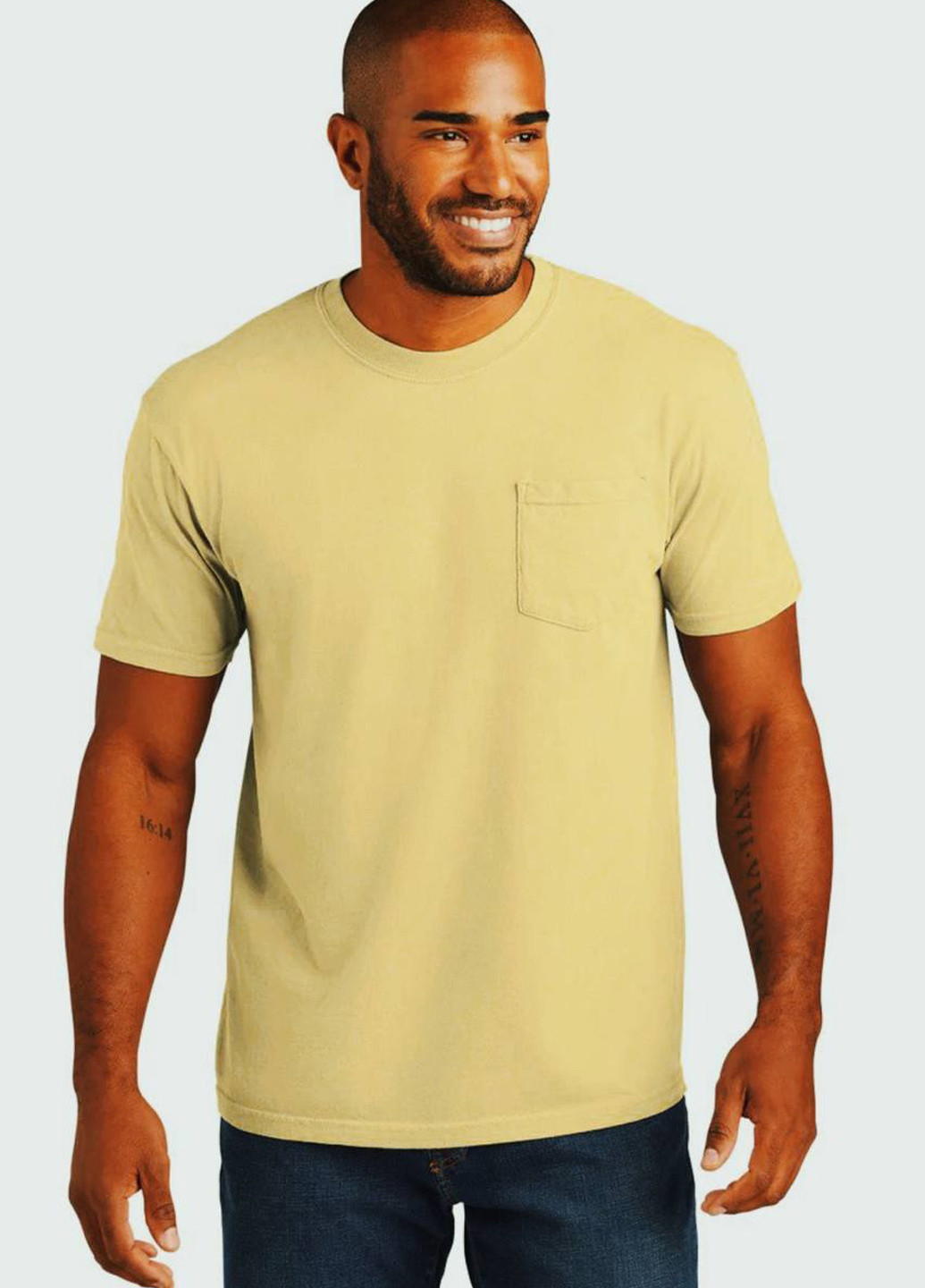 Жовта футболка Comfort Colors