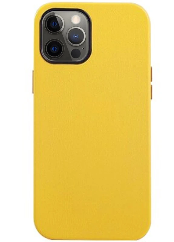 Шкіряний чохол Noble Collection для Apple iPhone 12 Pro Max (6.7 ') Жовтий (is_00000043602_2) K-Doo (229727732)