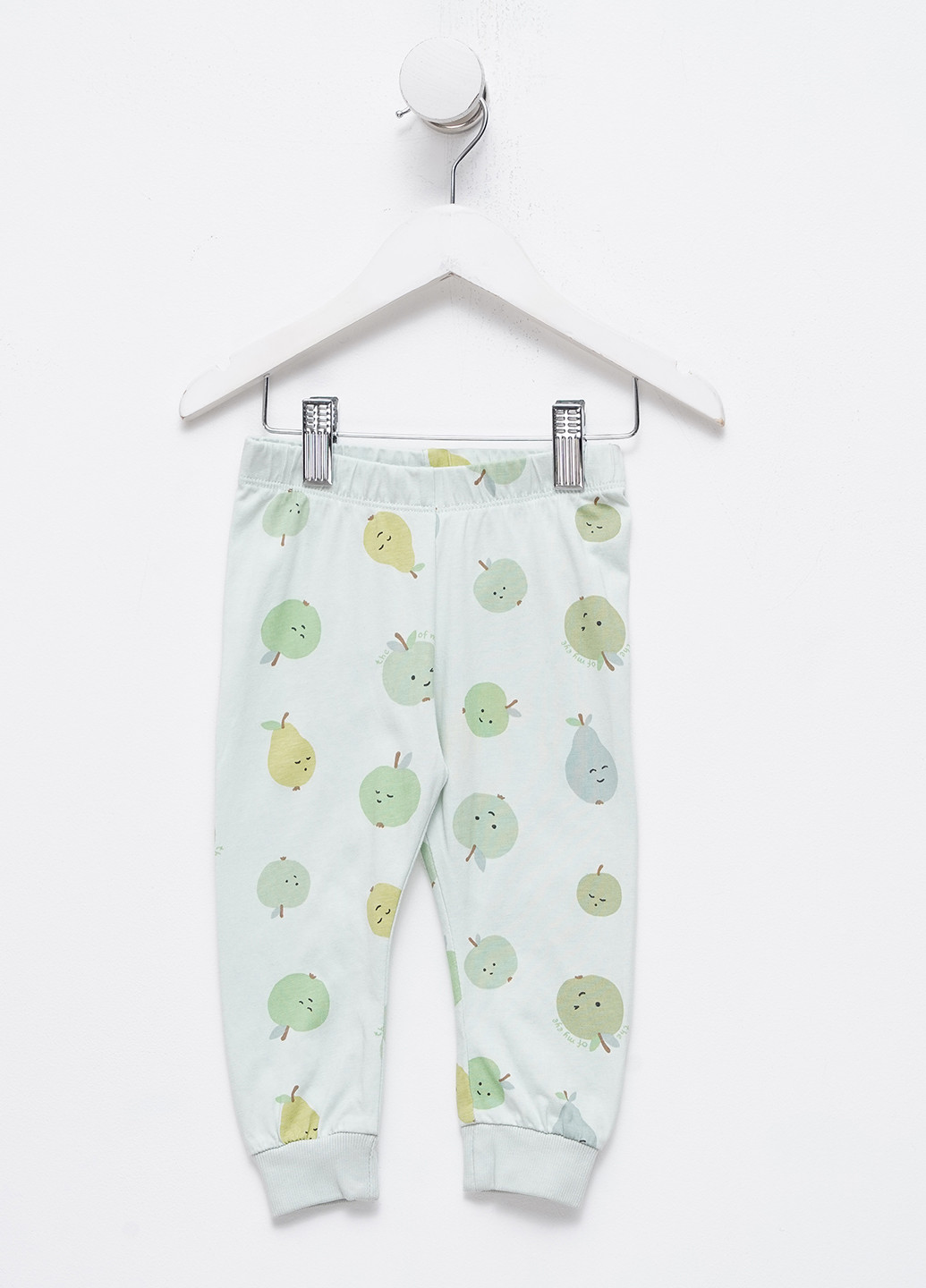 Светло-зеленые домашние демисезонные брюки H&M