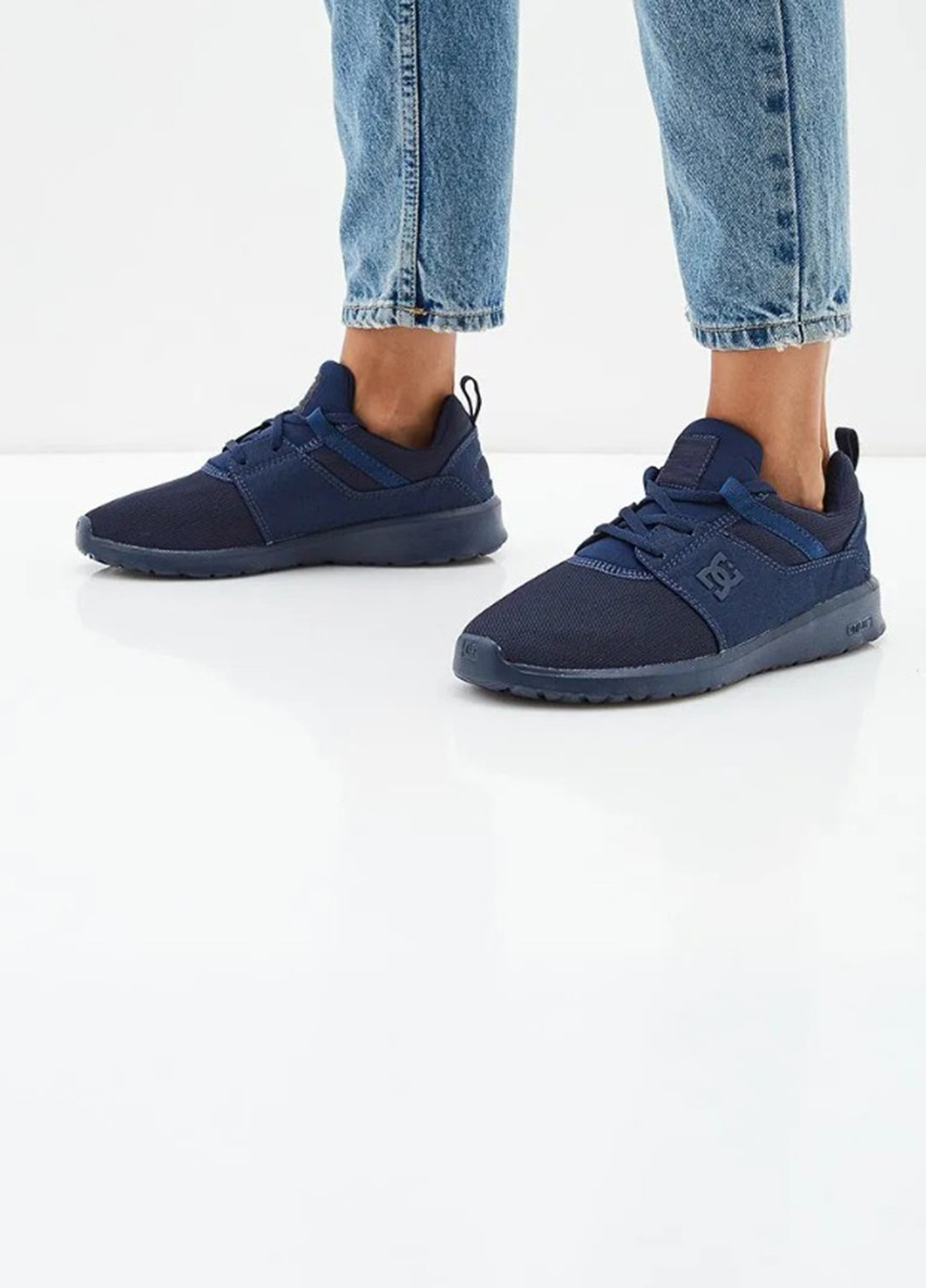 Кроссовки DC тёмно-синие демисезоны (201493988)