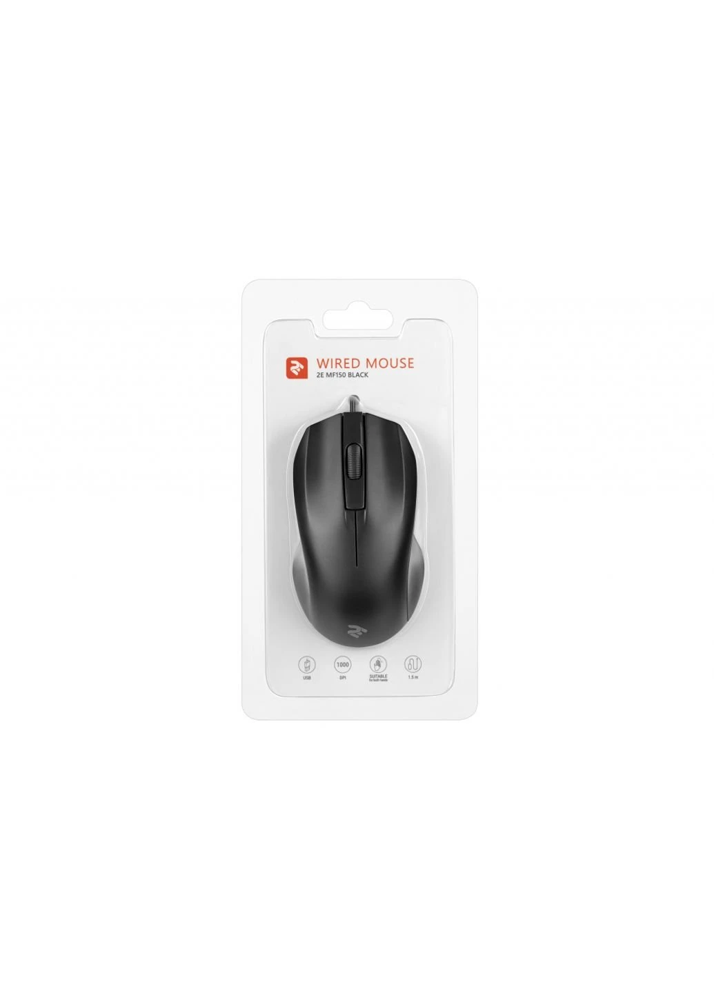 Мишка MF150 USB Black (-MF150UB) 2E (253546024)