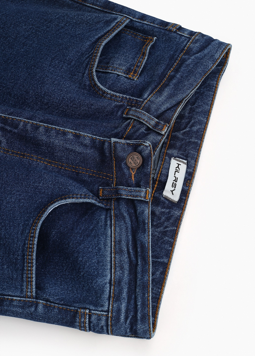 Темно-синие демисезонные джинсы Kilroy