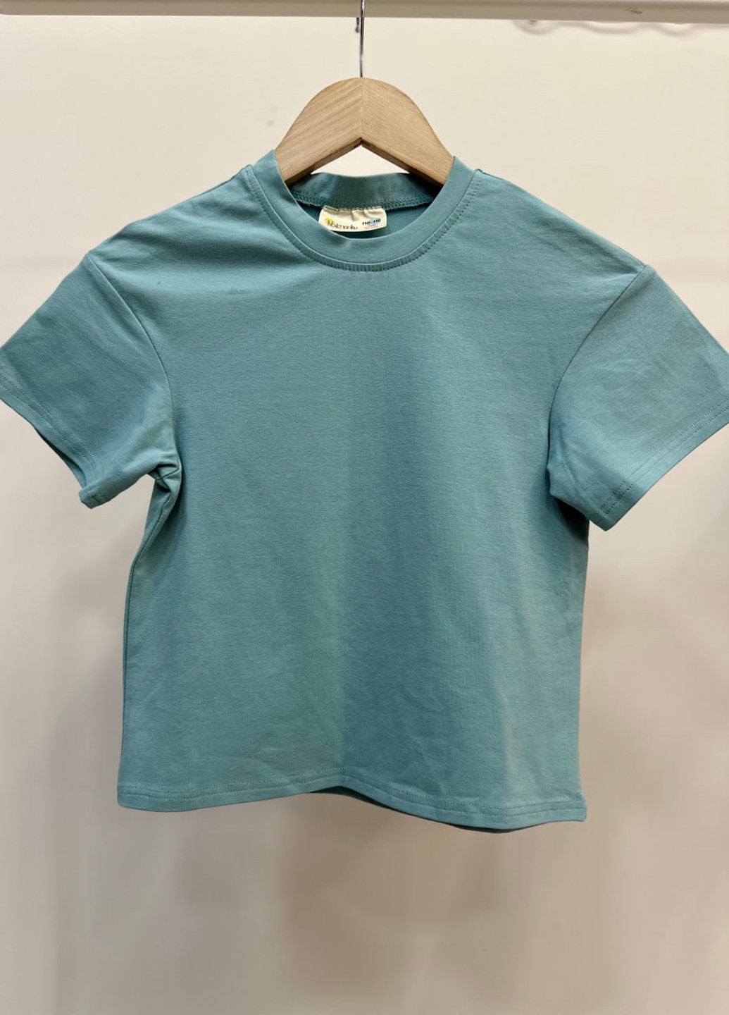 Серо-голубая летняя футболка Naiznanku