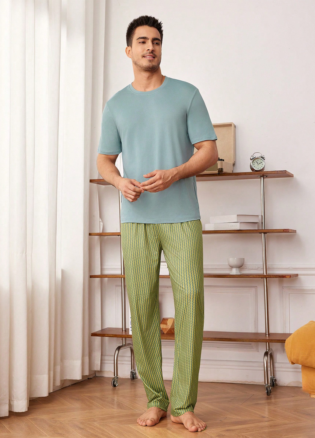 Піжама (футболка, штани) SHEIN (341250993)