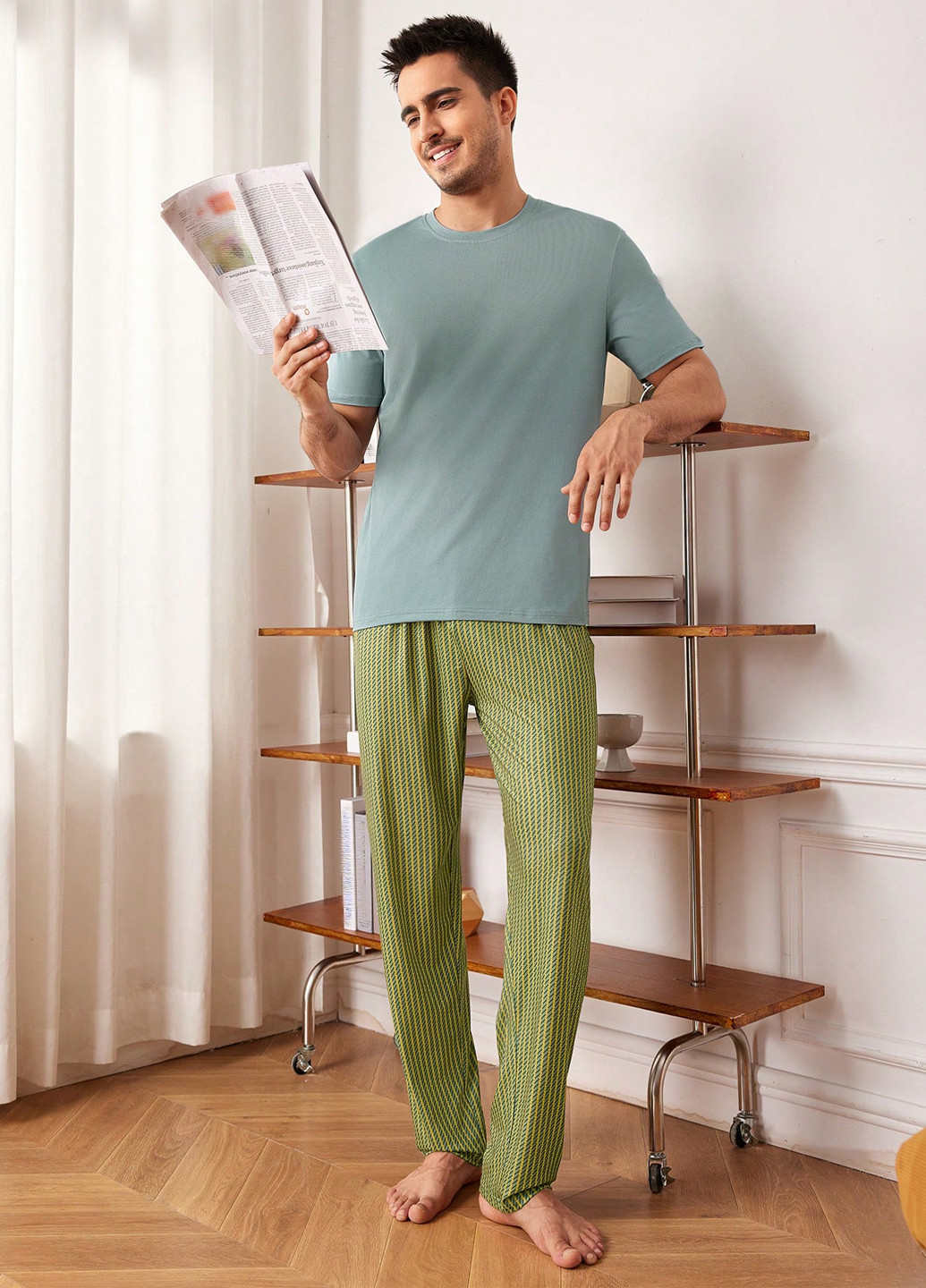 Піжама (футболка, штани) SHEIN (341250993)