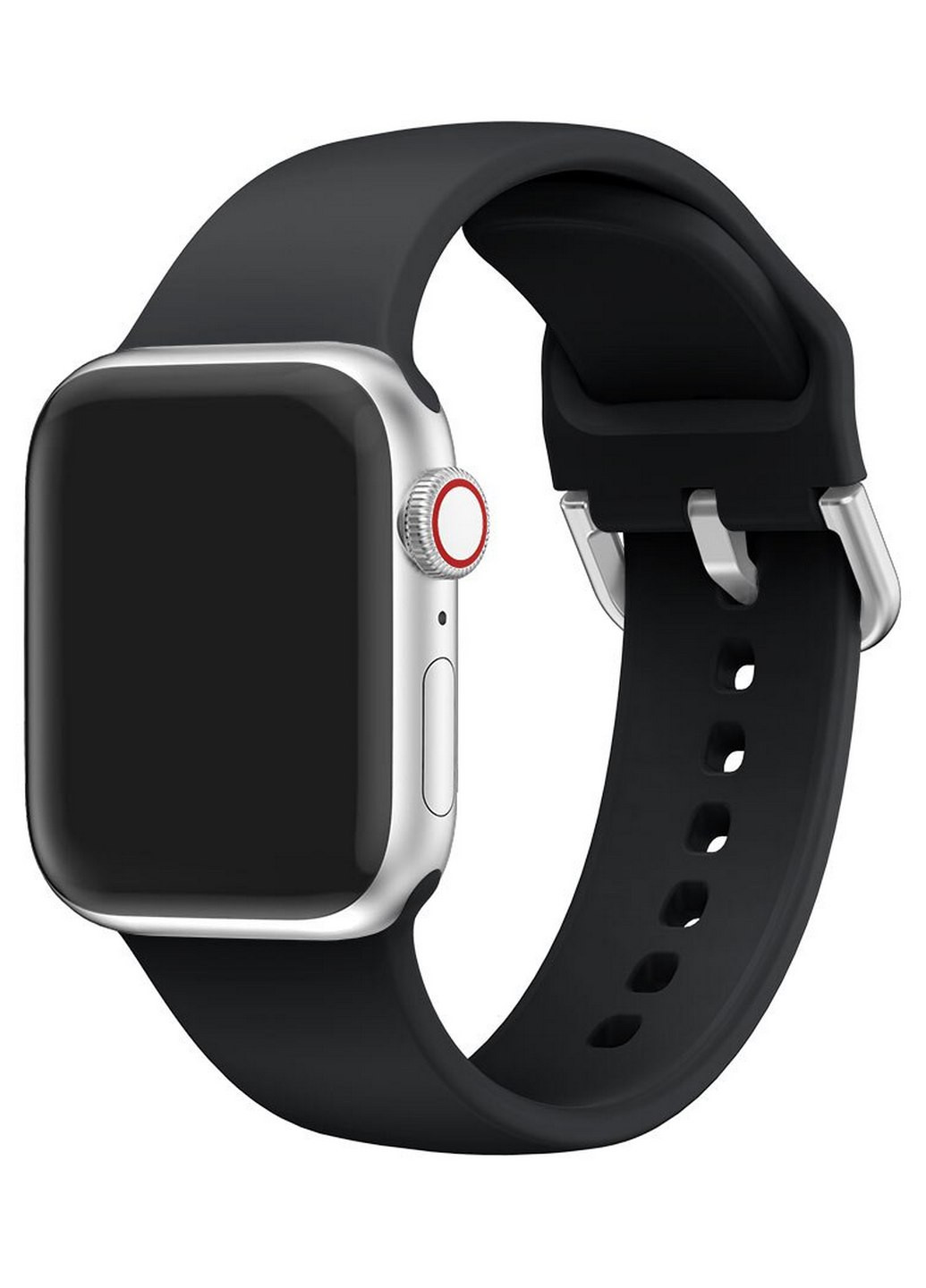 Силіконовий ремінець для годинника Apple Watch 38mm, 40mm, Series 5 4 3 2 1. Altum чорний