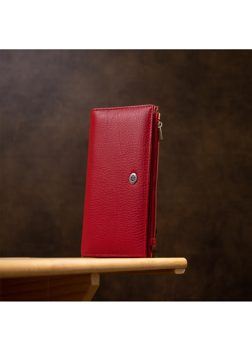 Жіночий шкіряний гаманець 19х9,5х1,5 см st leather (242187807)