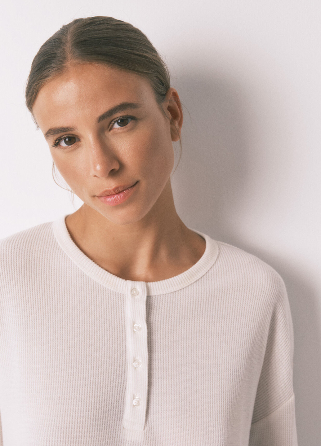 Белая всесезон пижама (лонгслив, брюки) лонгслив + брюки Women'secret