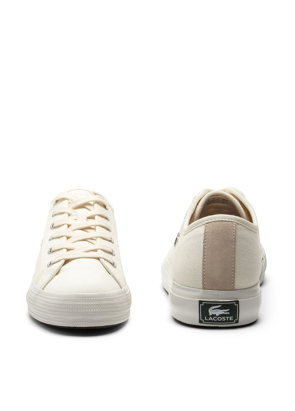 Белые кеды Lacoste