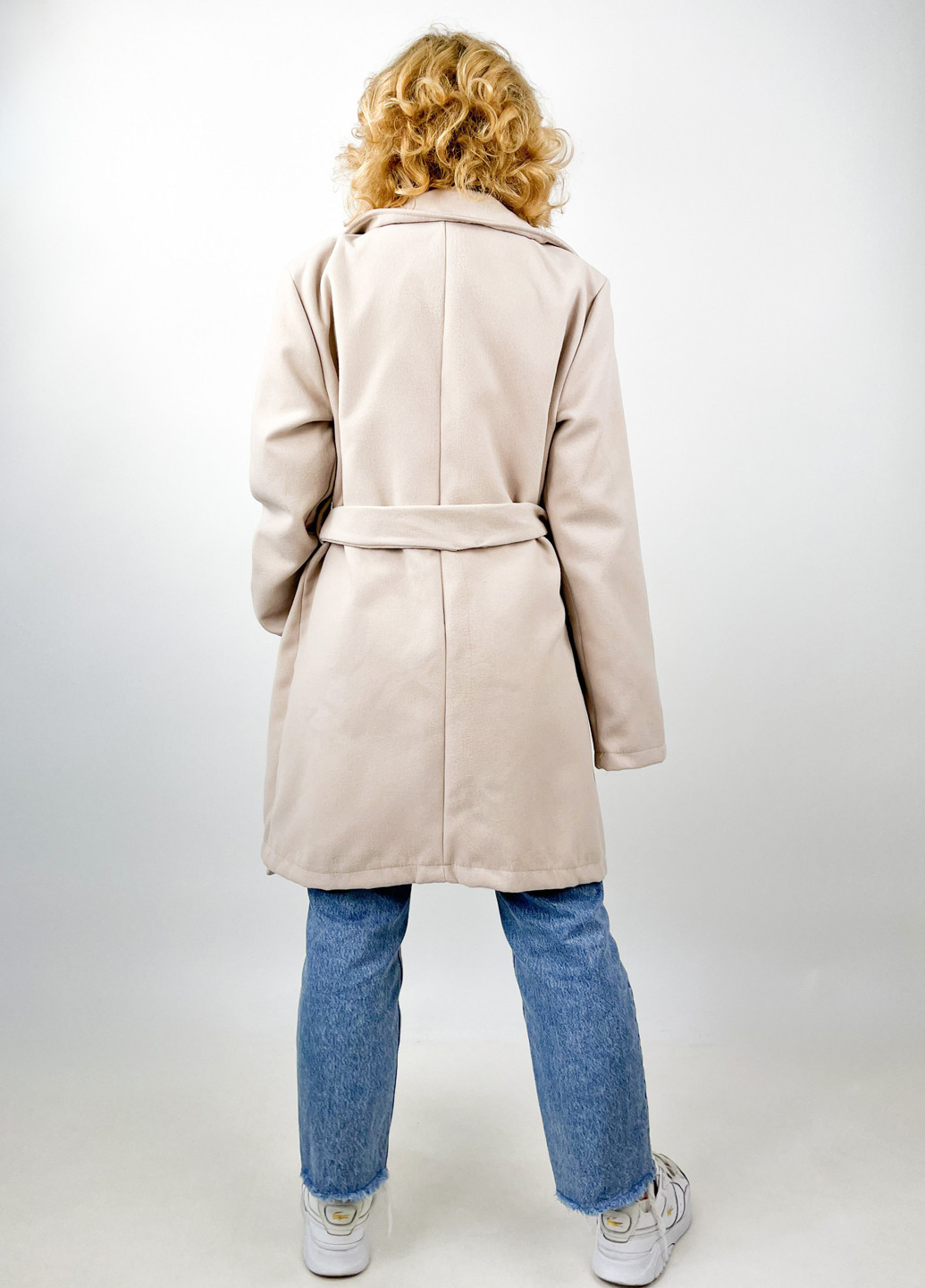 Бежевое демисезонное Пальто Boohoo