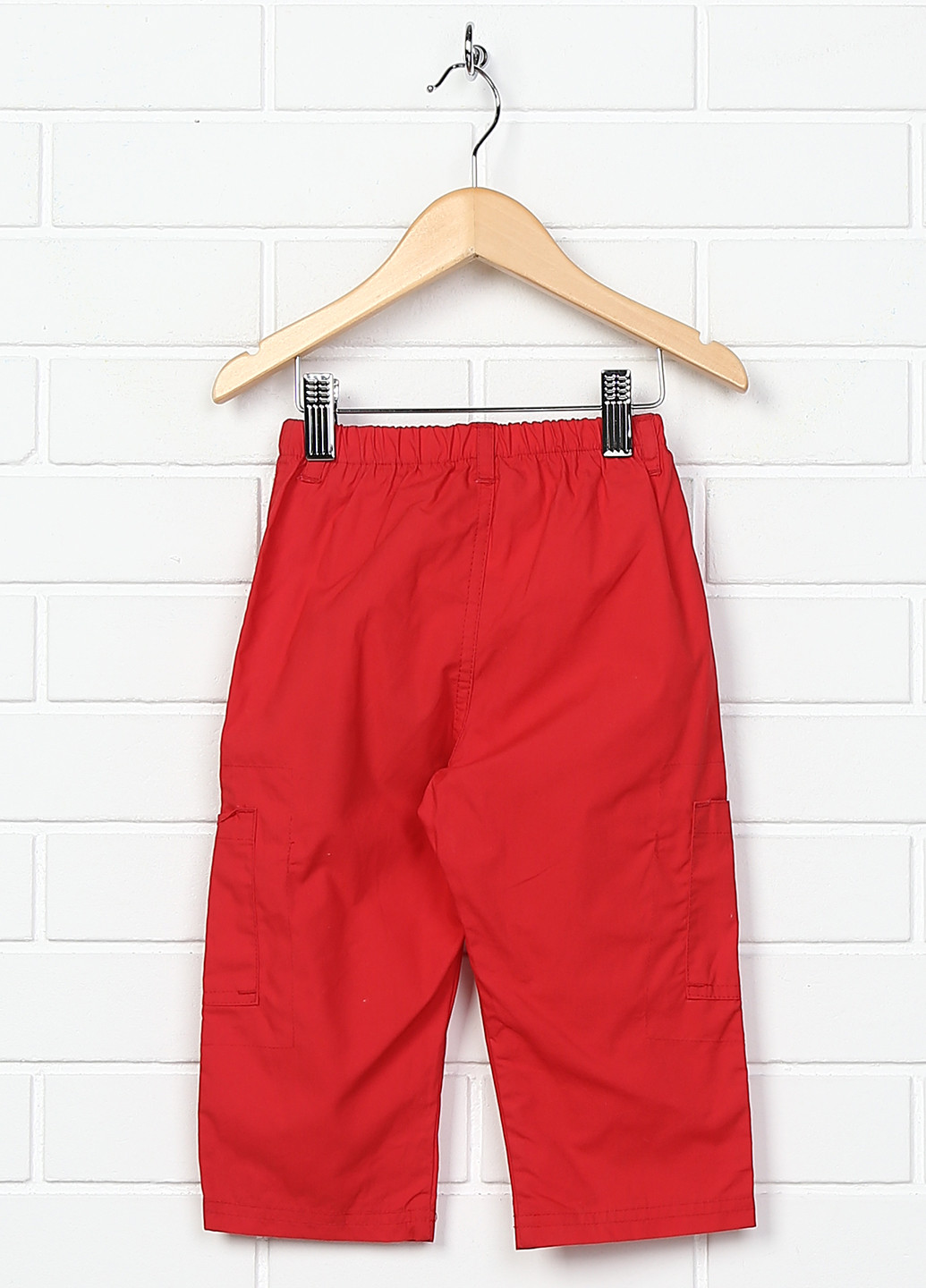 Красные кэжуал демисезонные брюки со средней талией Grain de Blé