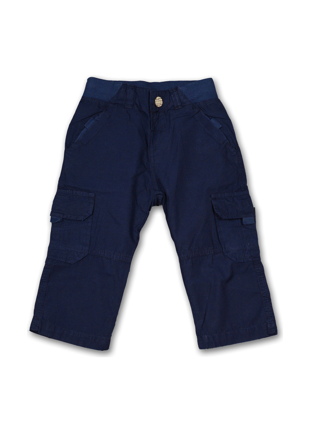 Темно-синие кэжуал демисезонные брюки карго Girandola