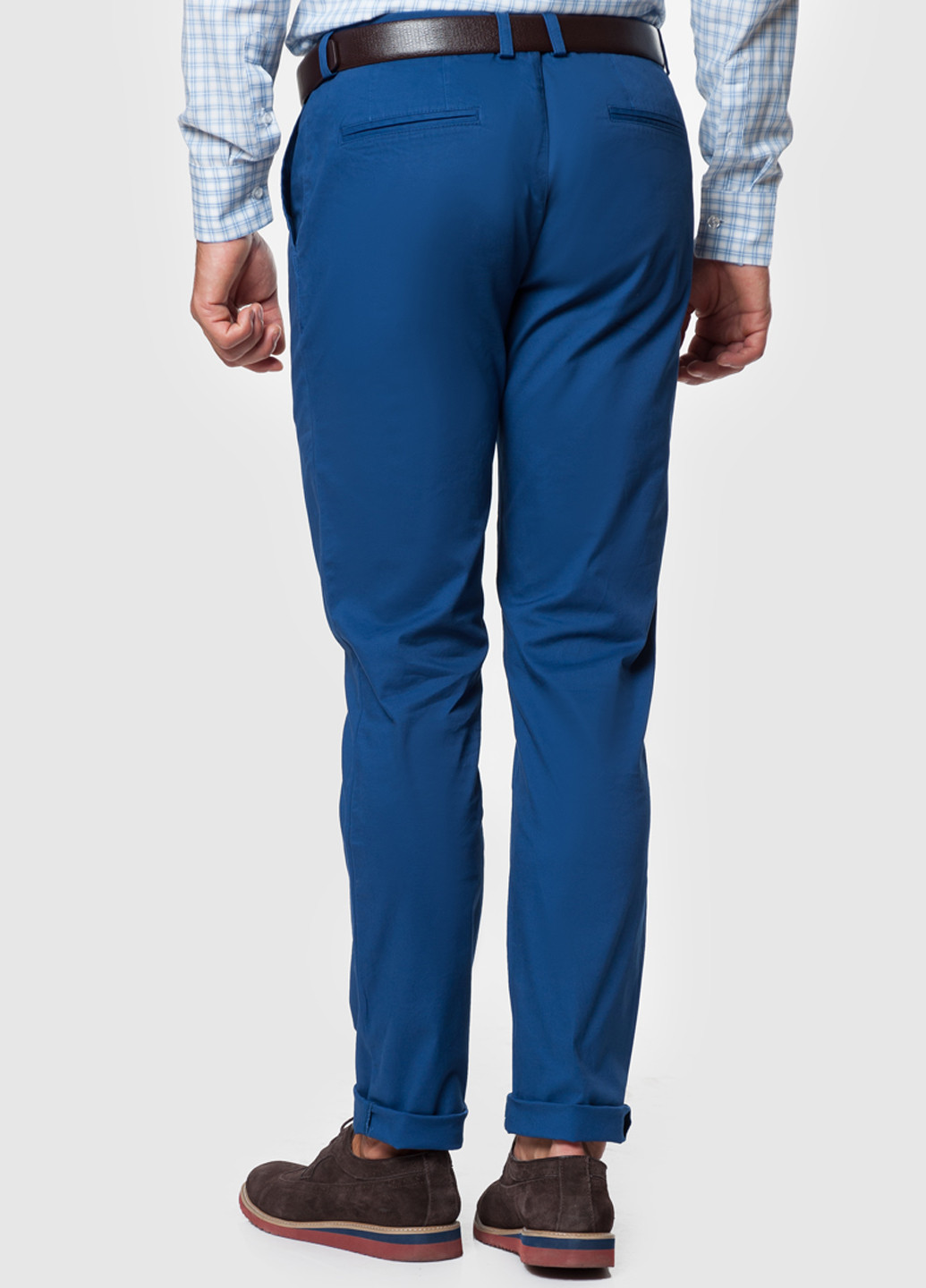 Синие демисезонные брюки Arber
