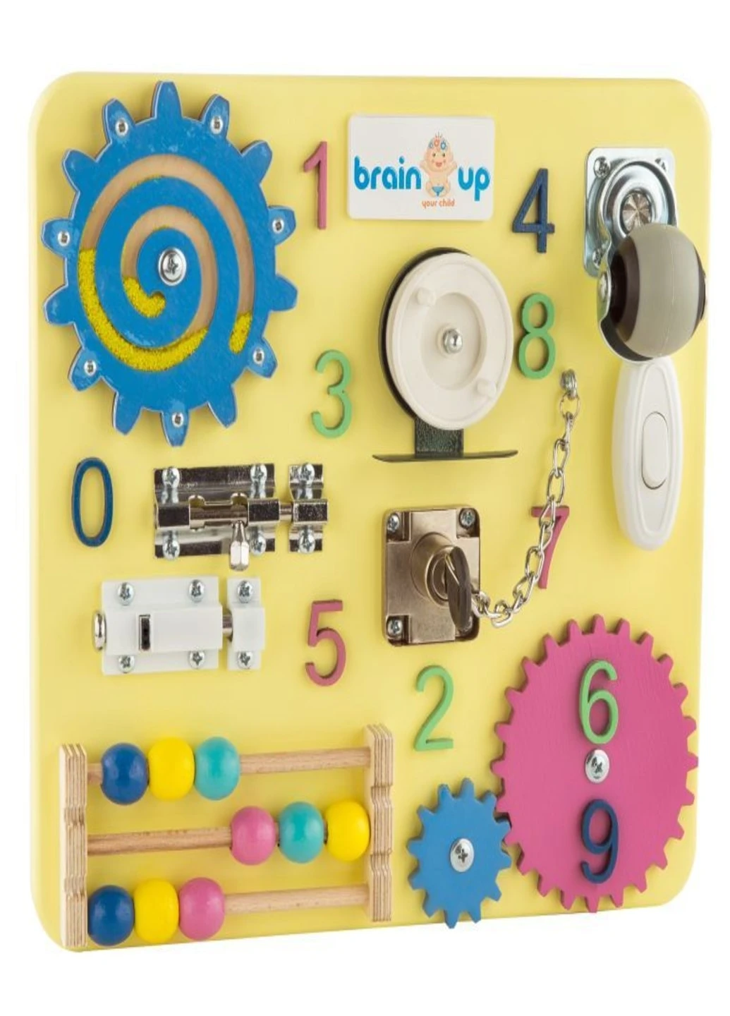 Настільна розвиваюча гра бізіборд 25 x 30см (Busy Board 4780 Yellow) (321002) Francesco Marconi (214385258)