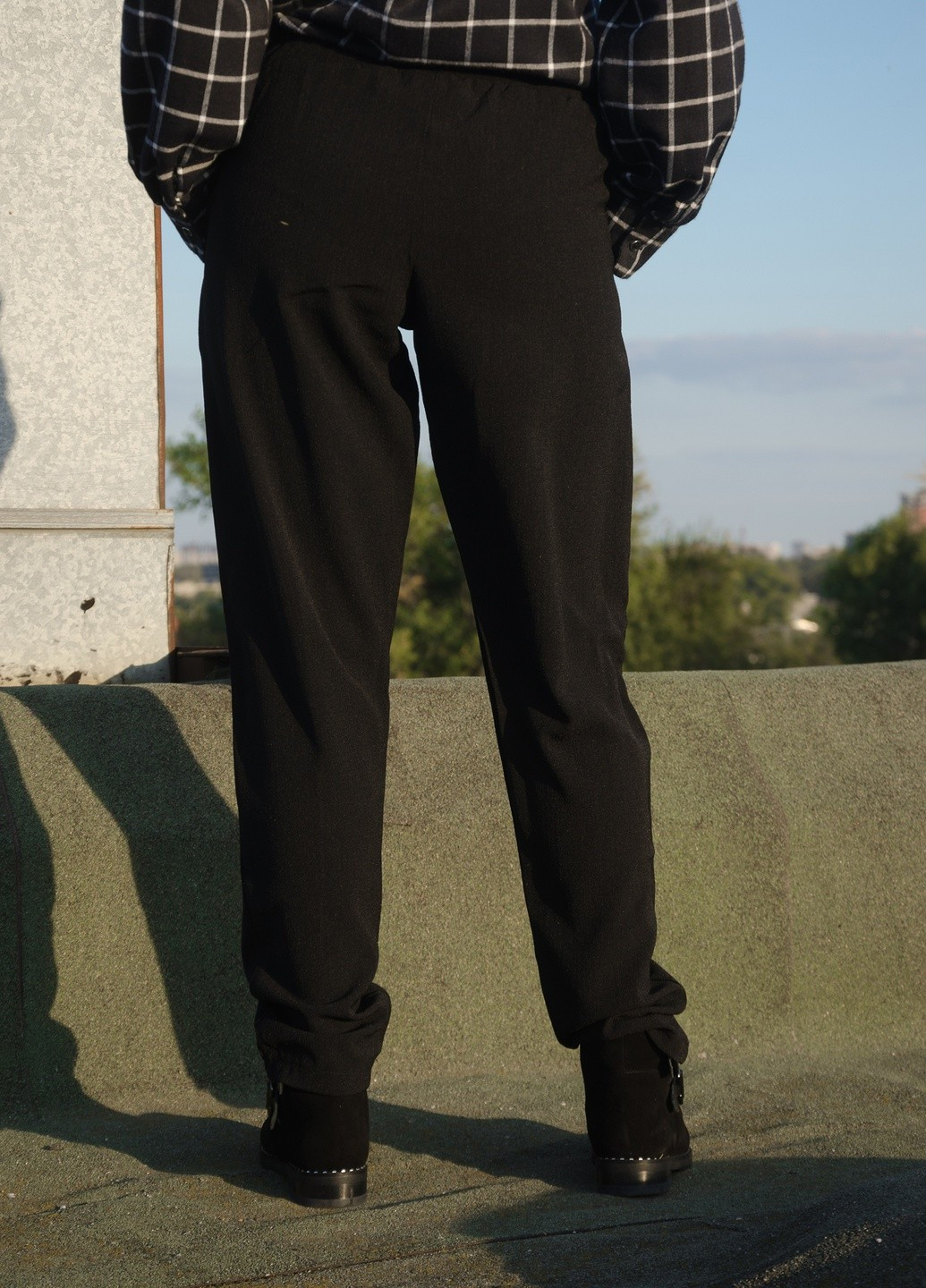 Модные и стильные брюки на резинке 220119-2 INNOE брюки (254797058)
