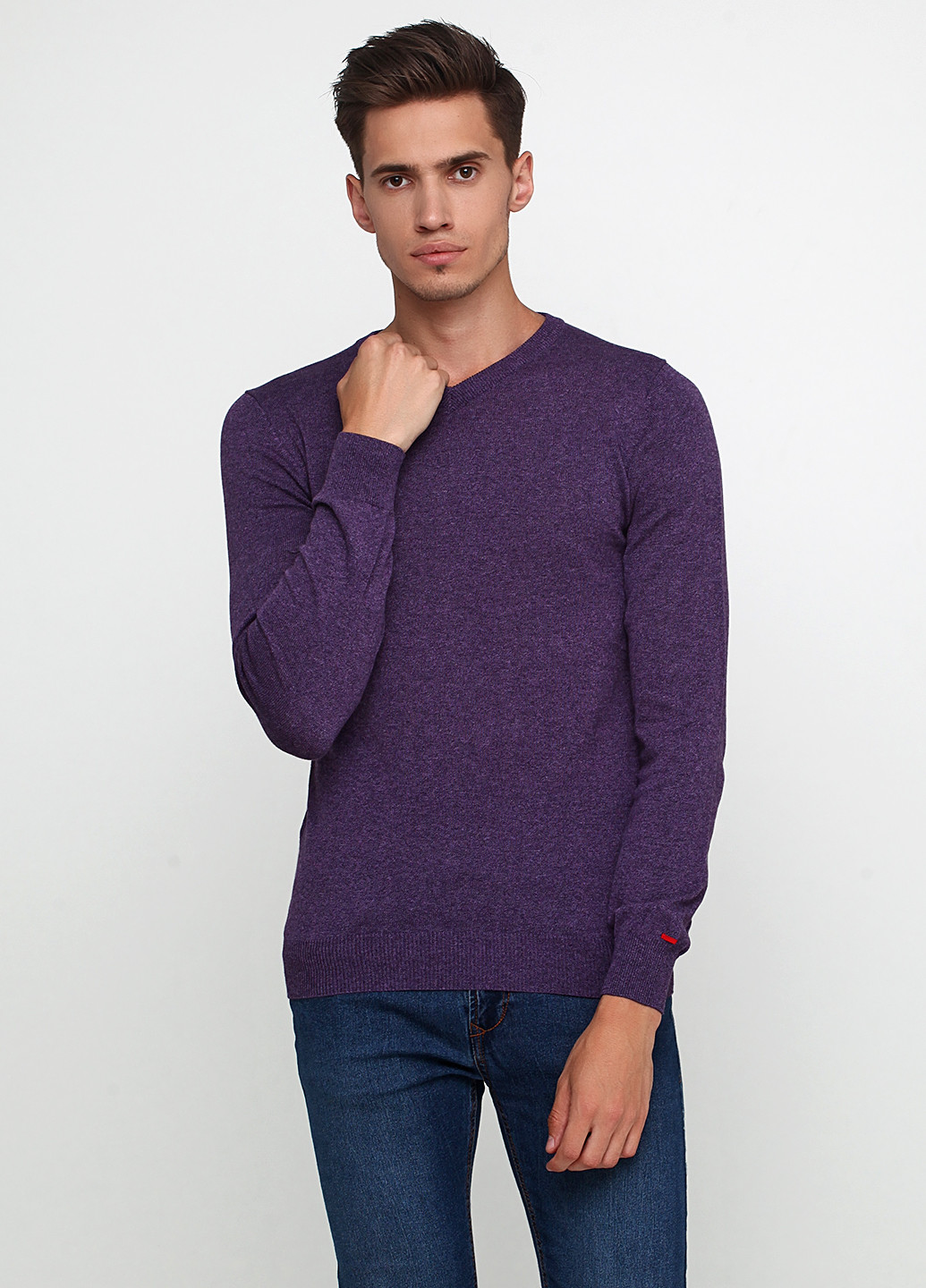 Фиолетовый демисезонный пуловер пуловер Castro