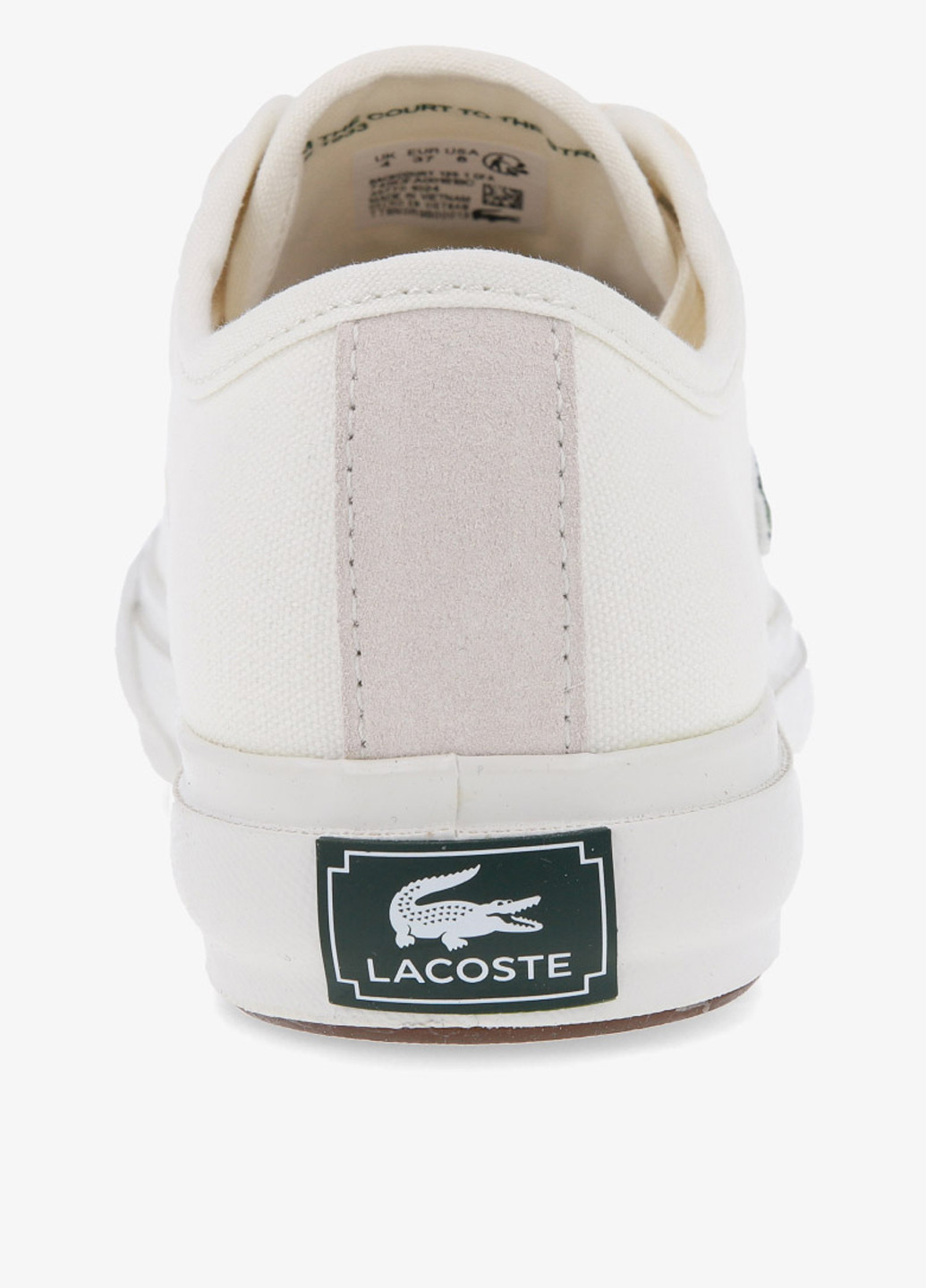 Белые кеды Lacoste BACKCOURT