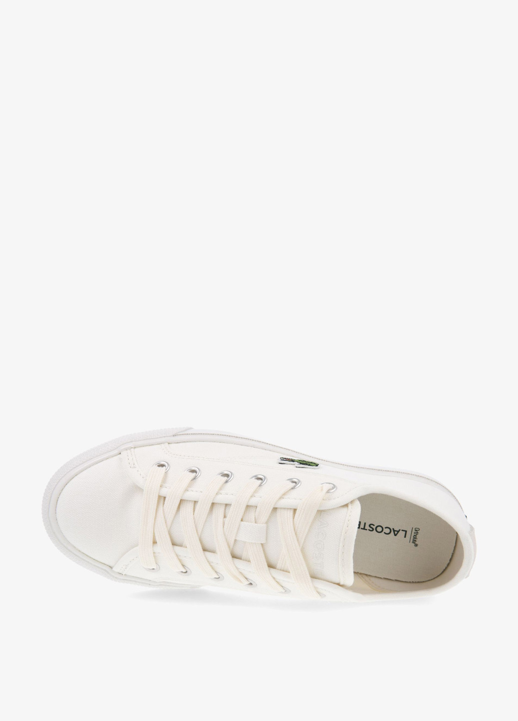 Белые кеды Lacoste BACKCOURT