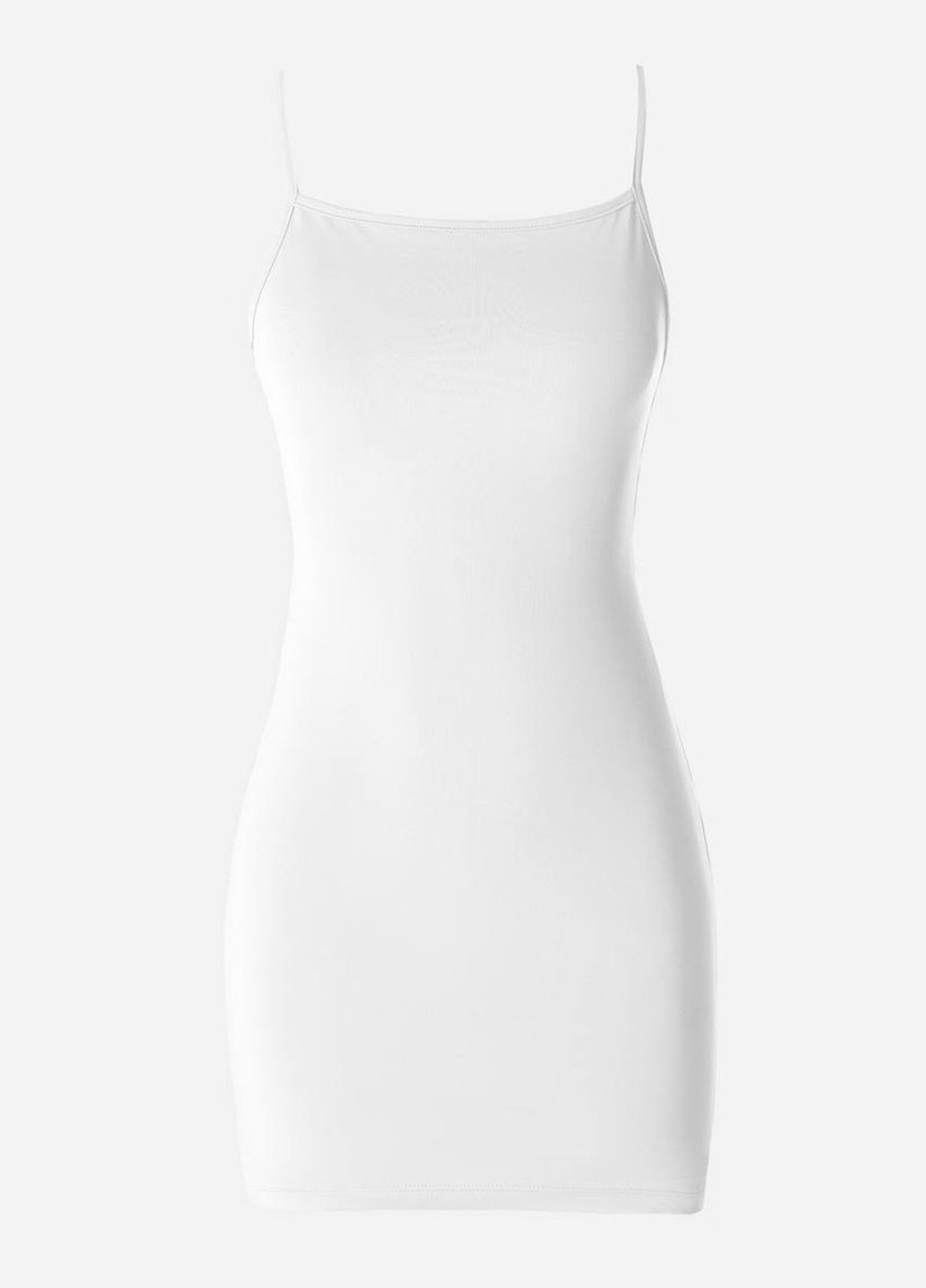 Молочна кежуал сукня силуетна, сукня-майка, з відкритою спиною Gepur однотонна