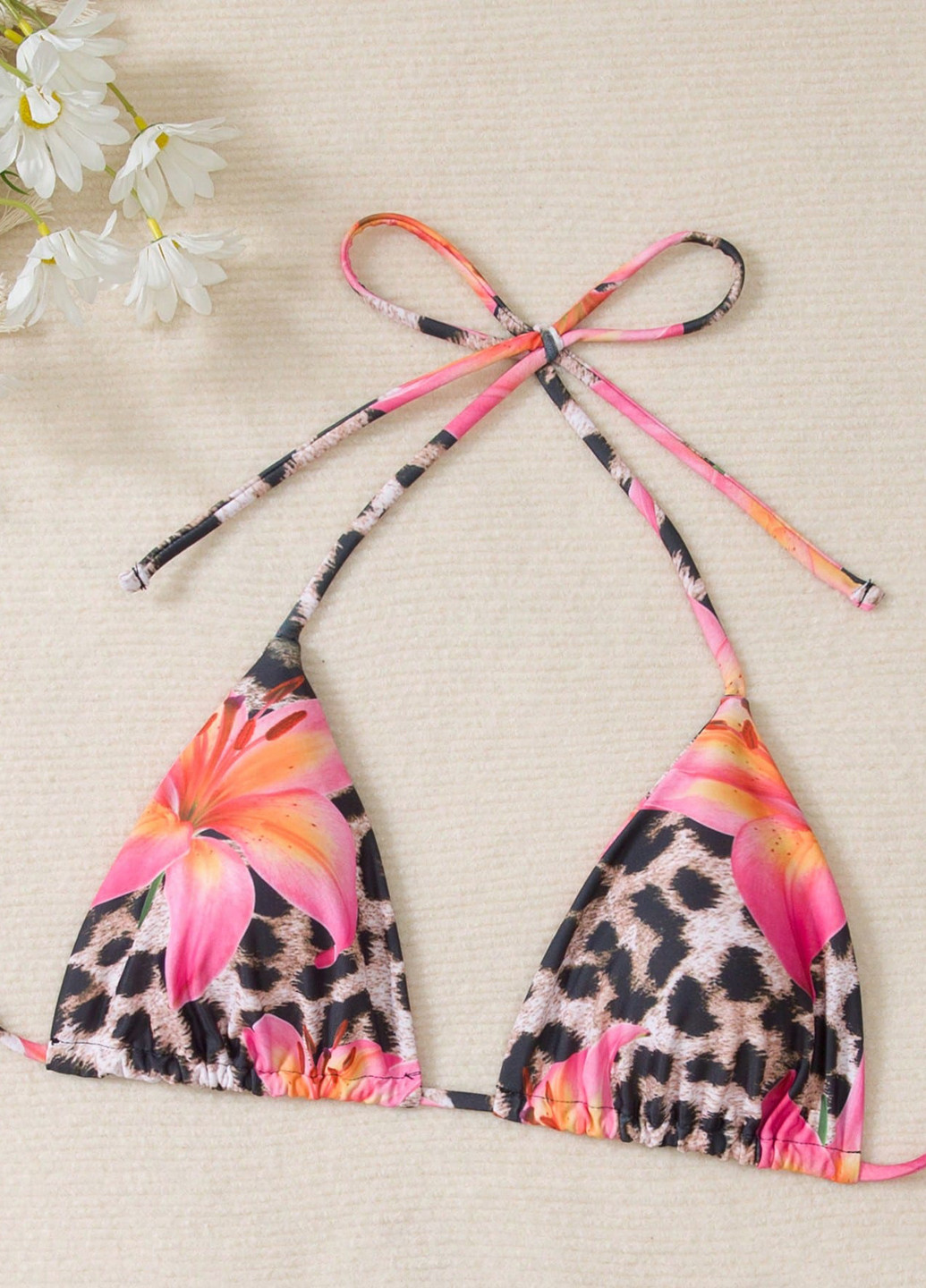 Комбінований демісезонний купальник (ліф, трусики) бікіні, роздільний SHEIN