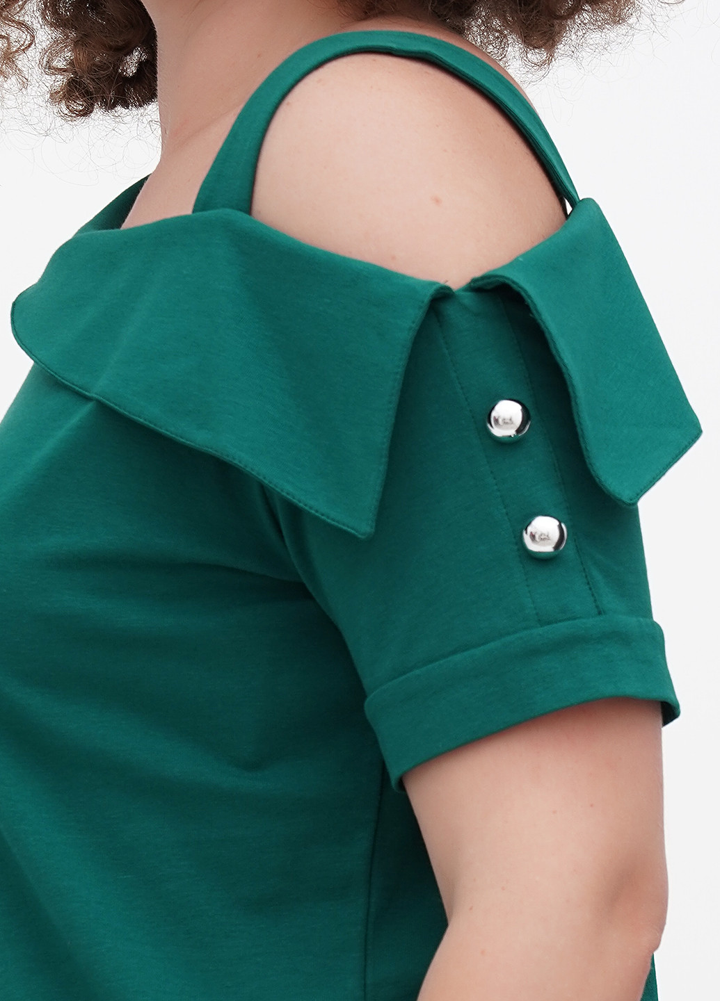 Зеленая демисезонная блуза Rick Cardona