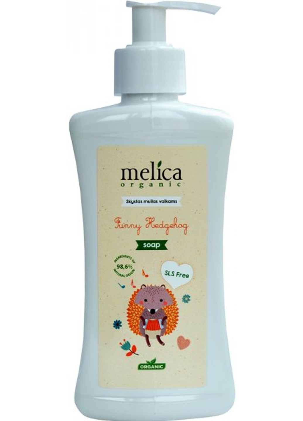 Детское жидкое мыло от ёжика 300 мл Melica Organic (253590877)