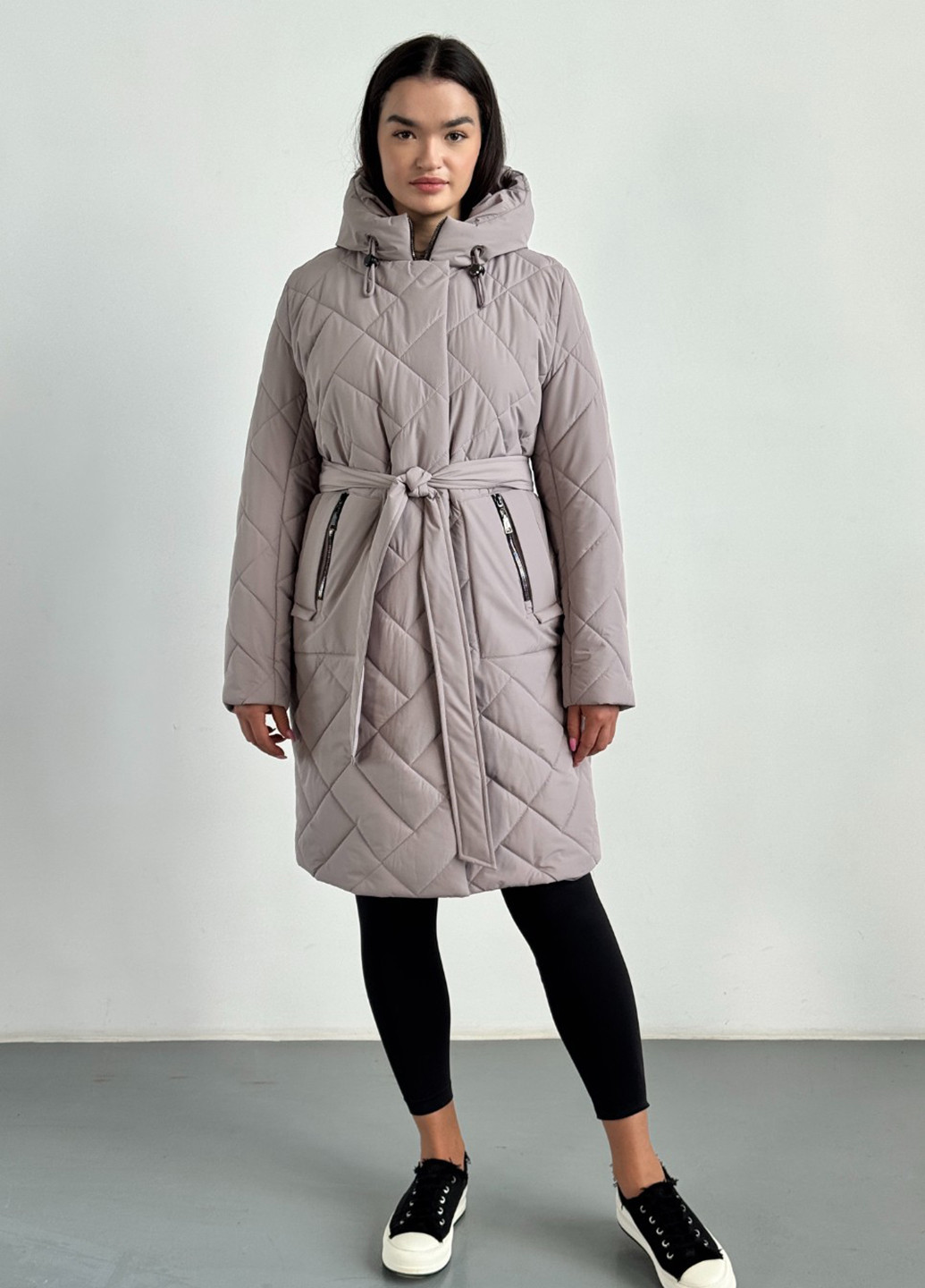 Пудрова демісезонна куртка Eva Classic