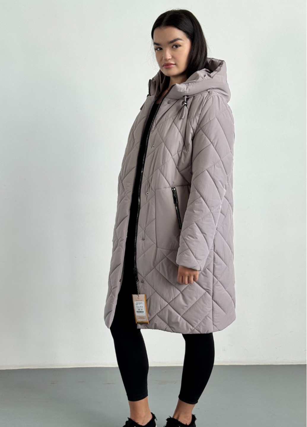 Пудрова демісезонна куртка Eva Classic