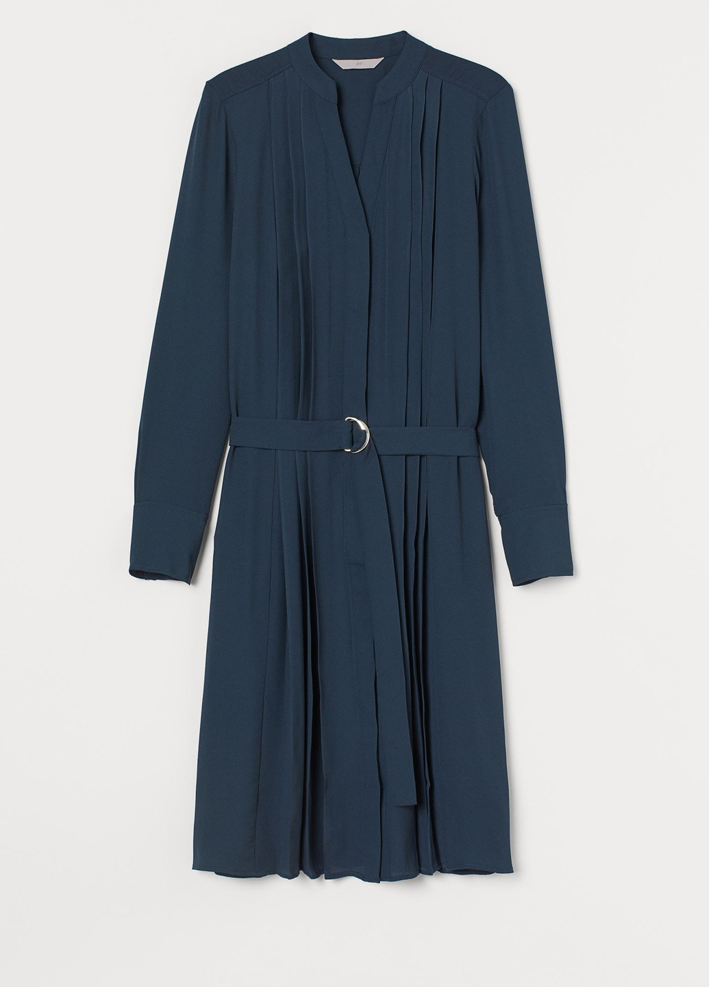 Темно-зелена кежуал плаття, сукня H&M однотонна