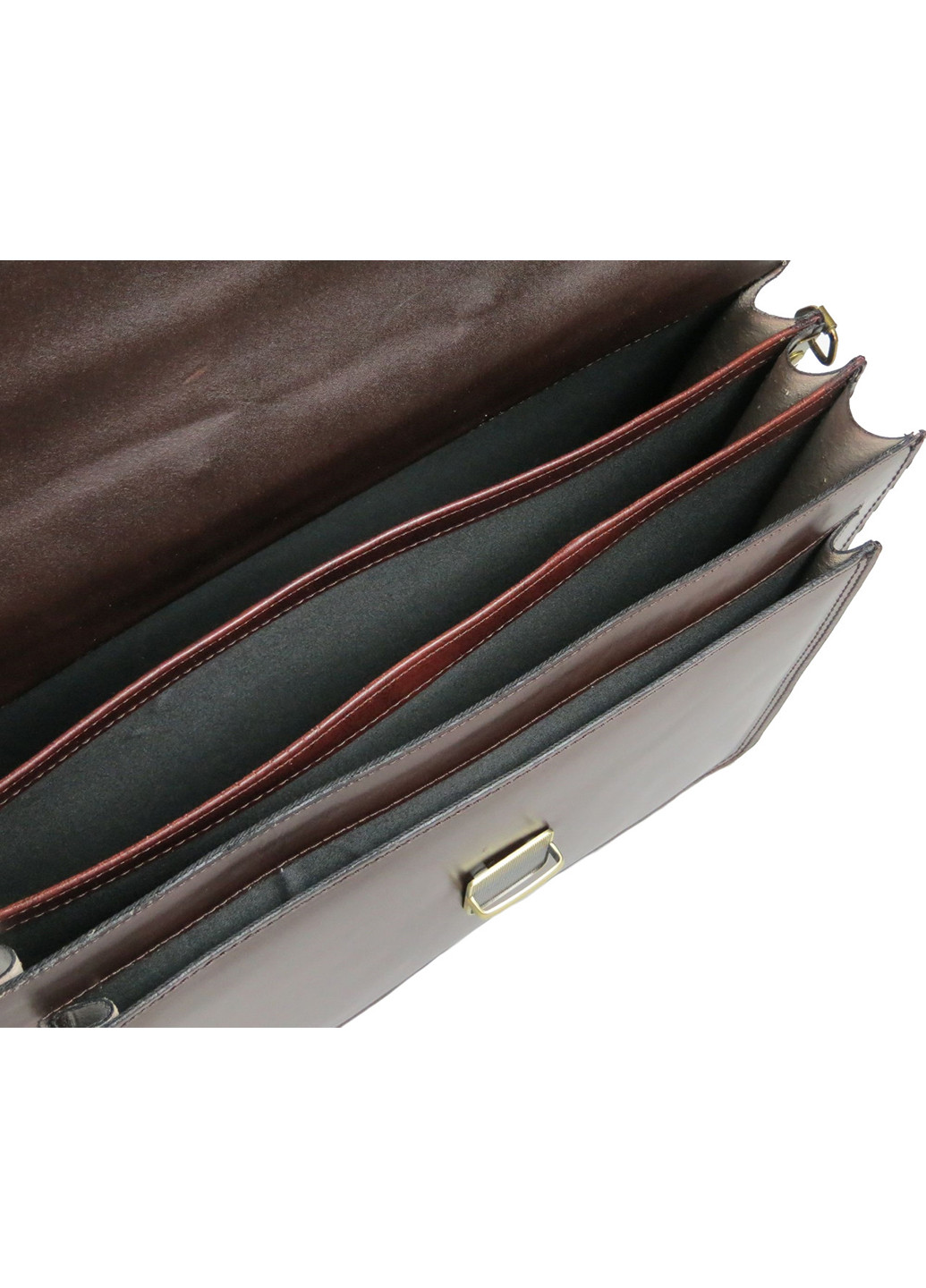 Мужской кожаный портфель 38х28х10 см Rovicky (252127120)