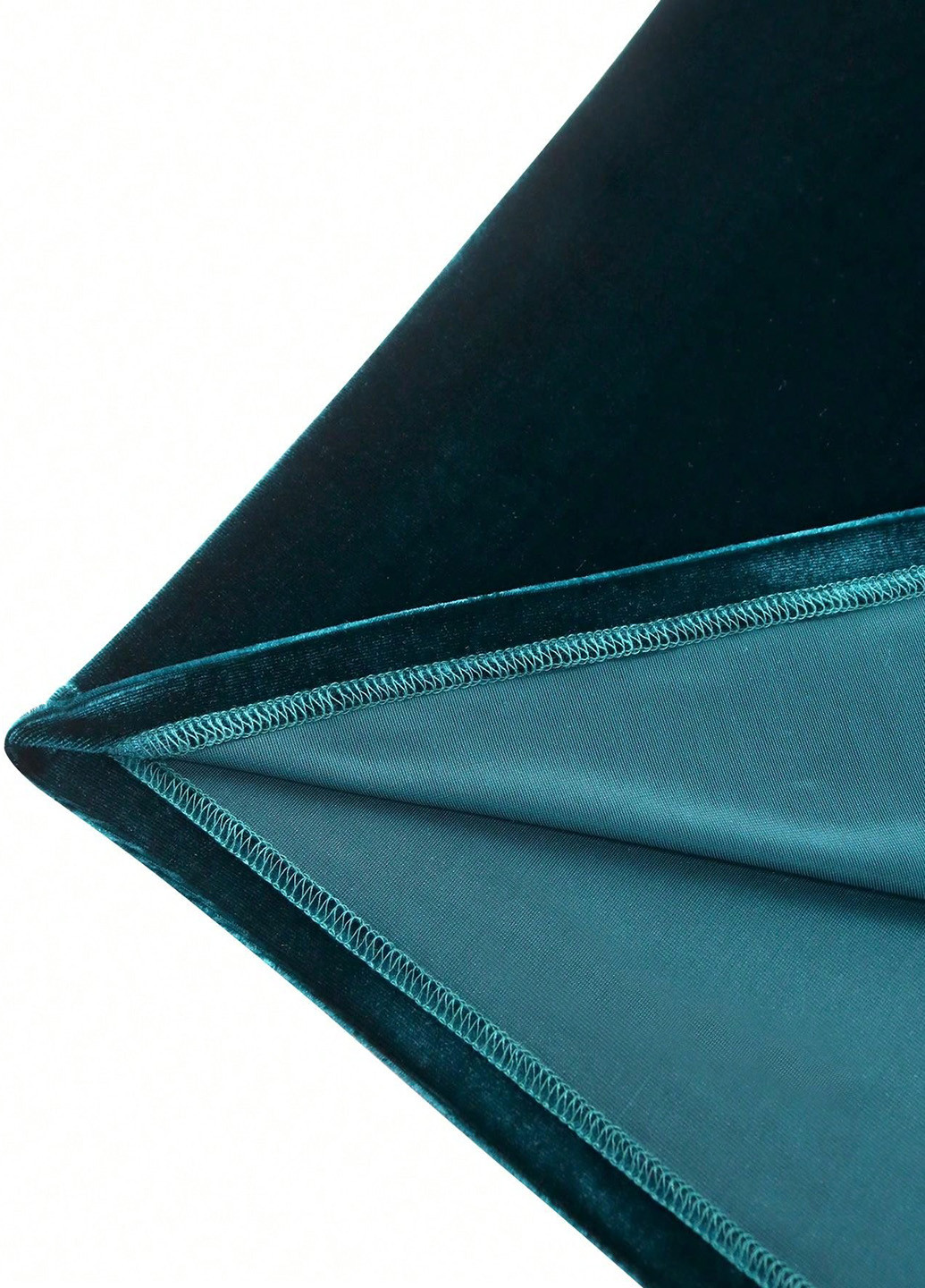 Изумрудное коктейльное, вечернее платье с баской, футляр SHEIN однотонное