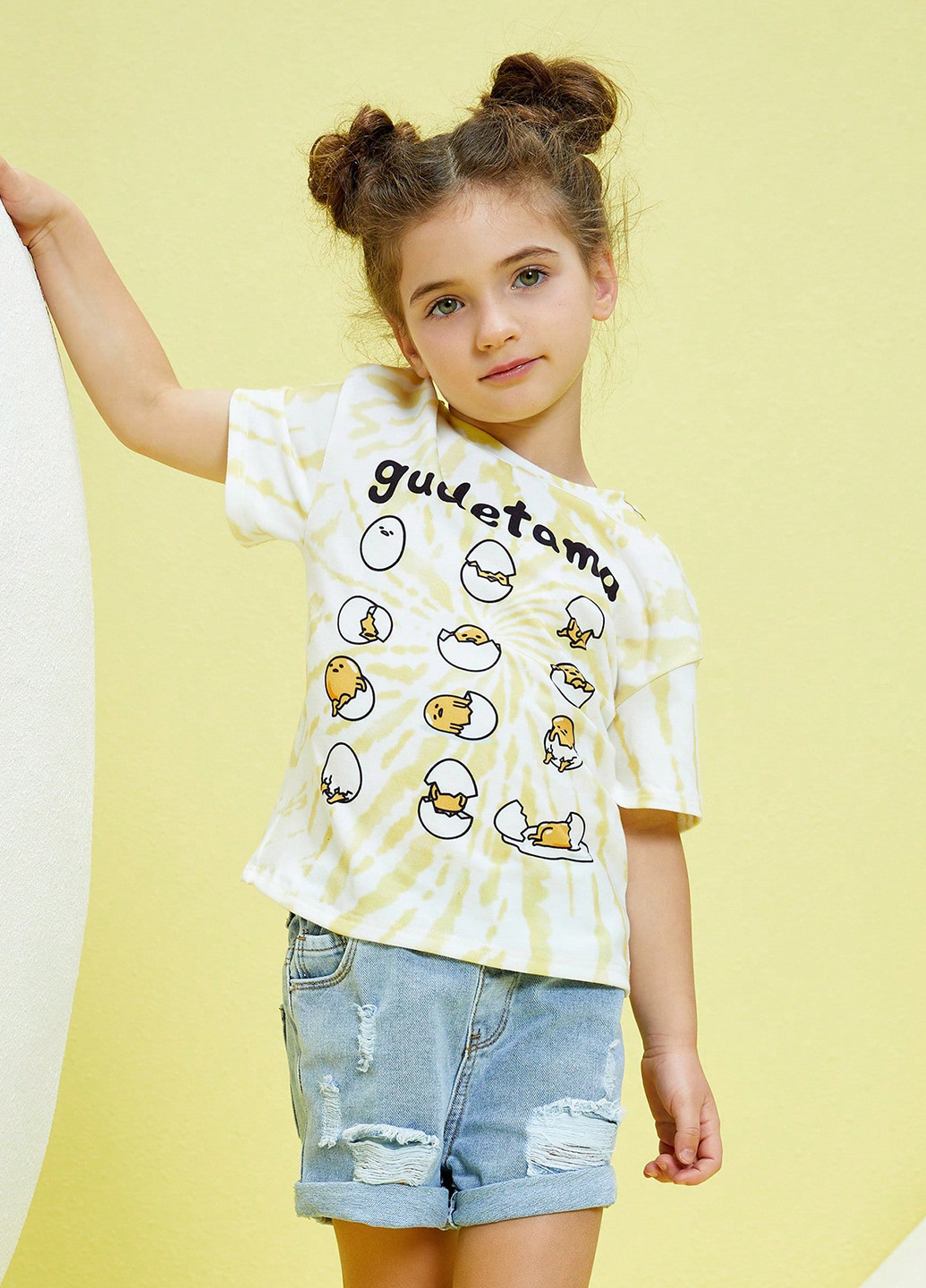 Комбинированная летняя футболка SHEIN