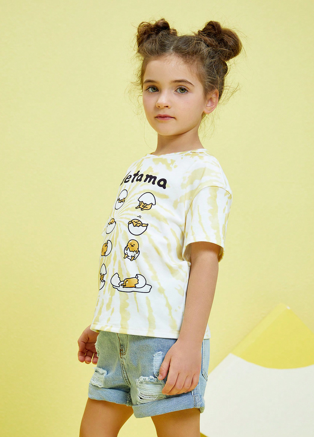 Комбинированная летняя футболка SHEIN