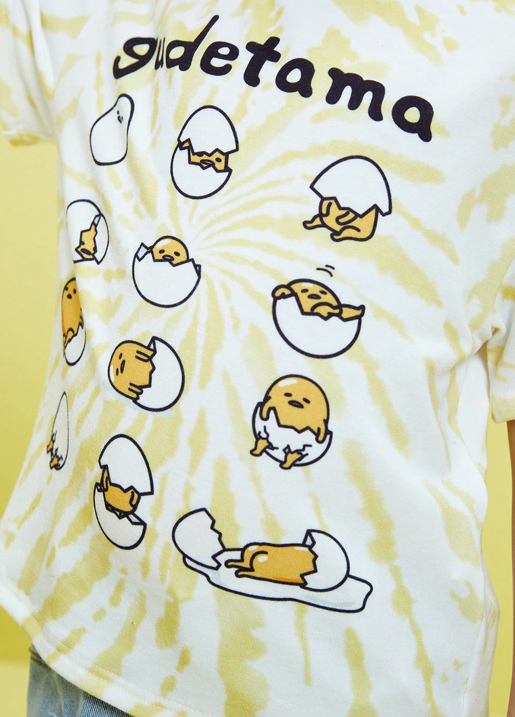 Комбинированная летняя футболка SHEIN