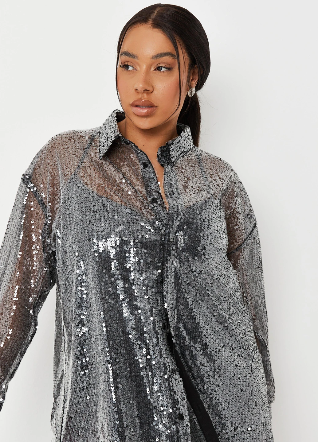 Сіра блуза Missguided