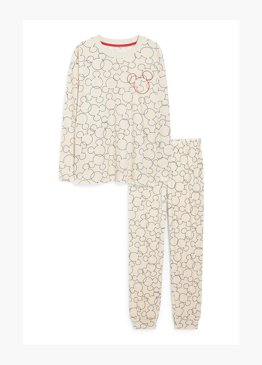 Светло-бежевая всесезон пижама (свитшот, брюки) свитшот + брюки C&A