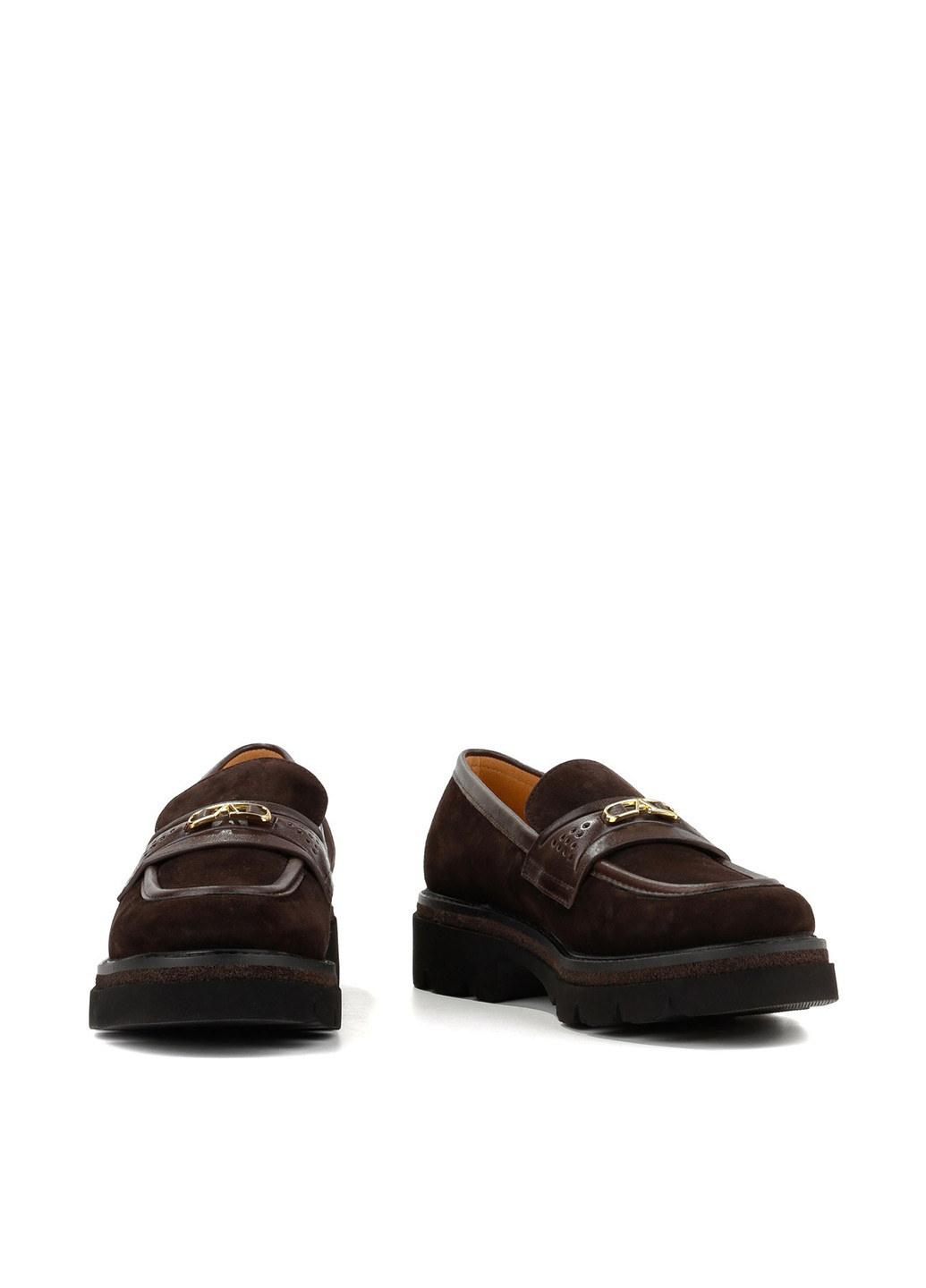 Le'BERDES Туфлі лофери темно-коричневий з натуральна замша, натуральна шкіра, україна — демісезон (361019747)
