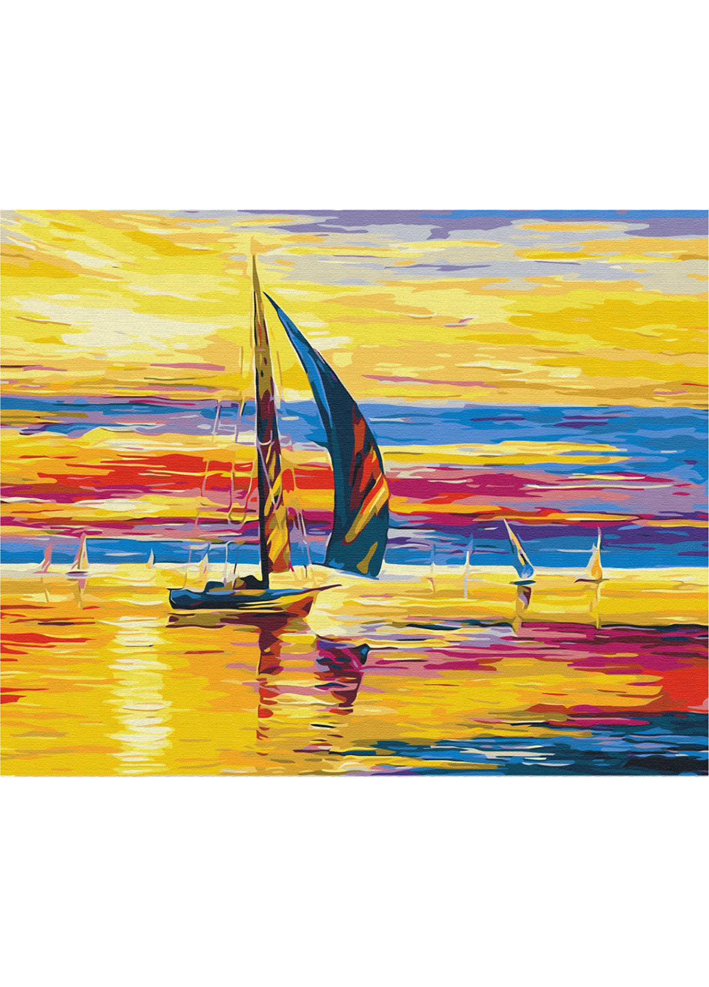 Картина по номерам "Восход на плаву" 40х50 см Brushme (216135083)