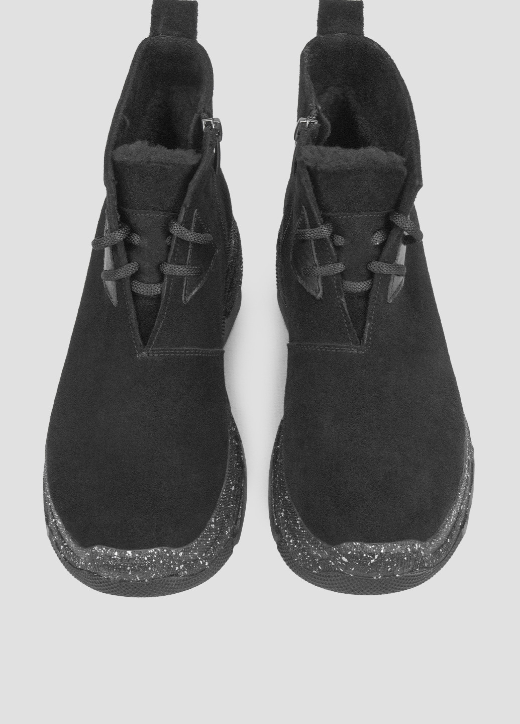 Зимние ботинки Injers без декора из натуральной замши