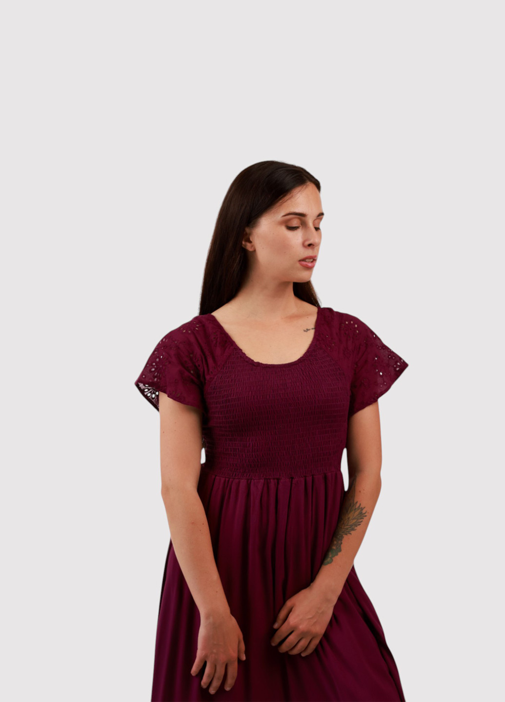 Фиолетовое кэжуал платье Studio 1886 однотонное