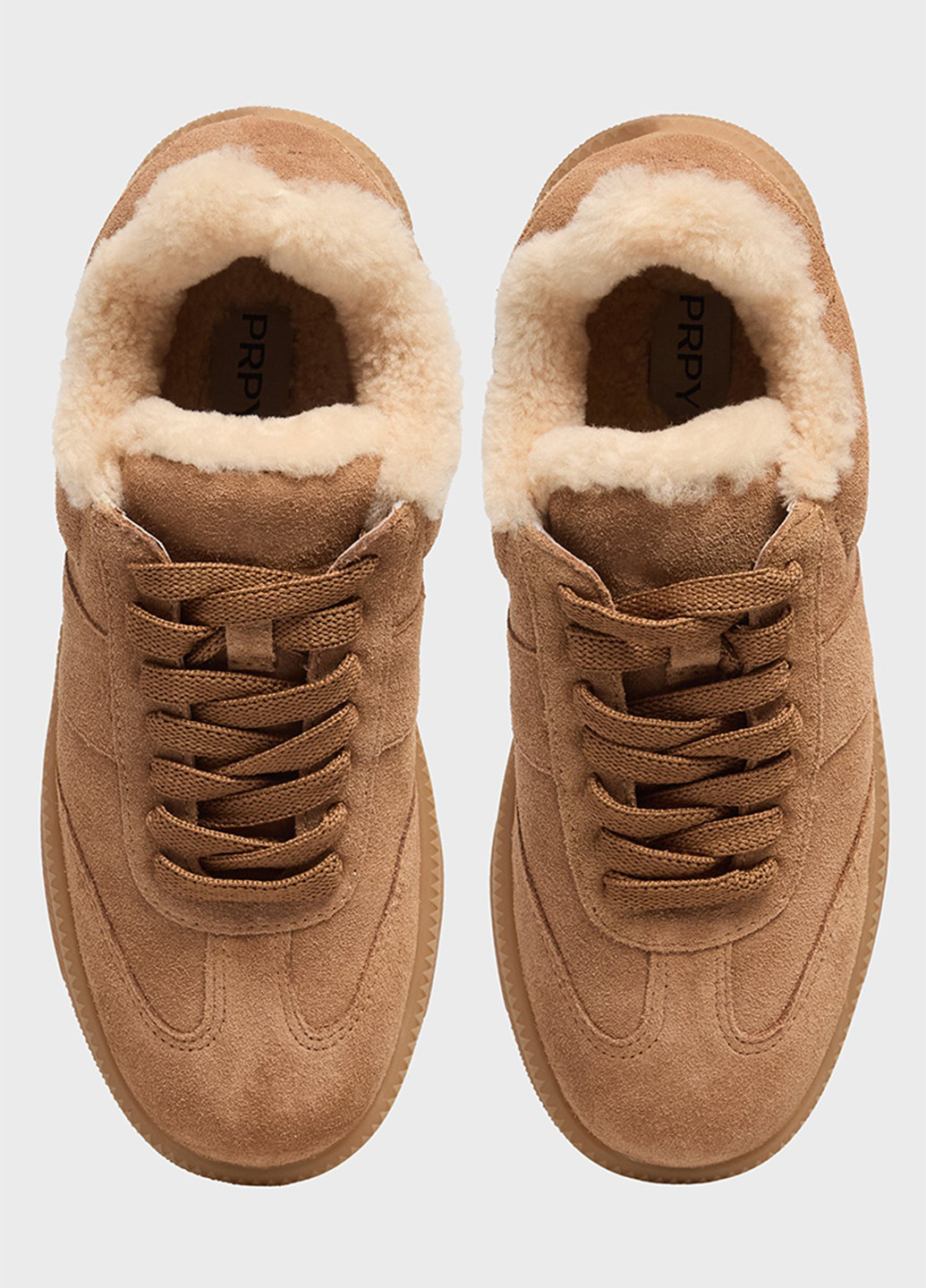 Кроссовки PRPY рыжие зима (366438681)