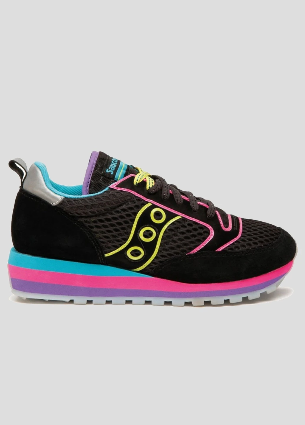 Черные кроссовки Jazz Triple Saucony чёрные всесезоны (253268066)