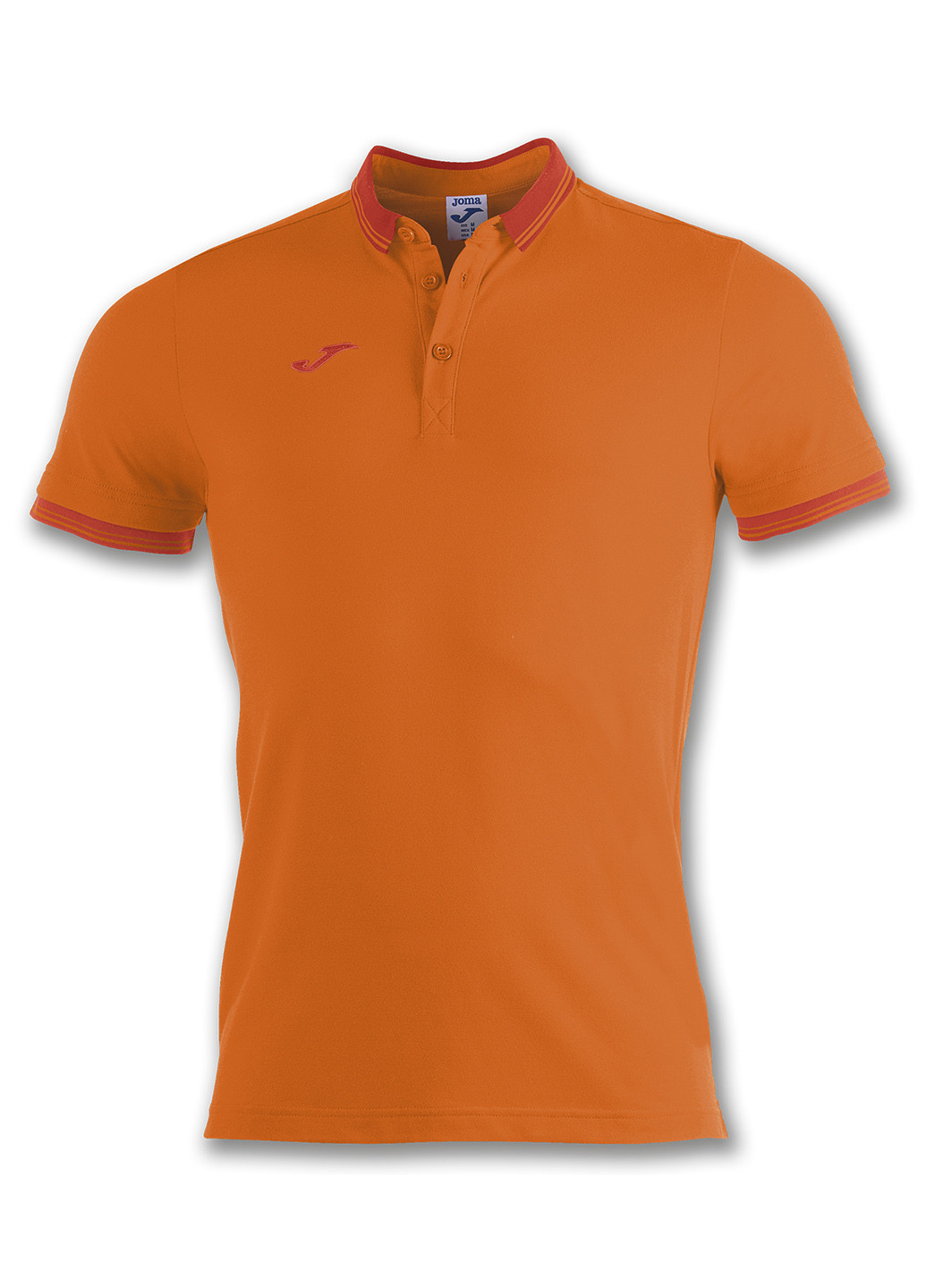 Оранжевая футболка-поло для мужчин Joma с логотипом